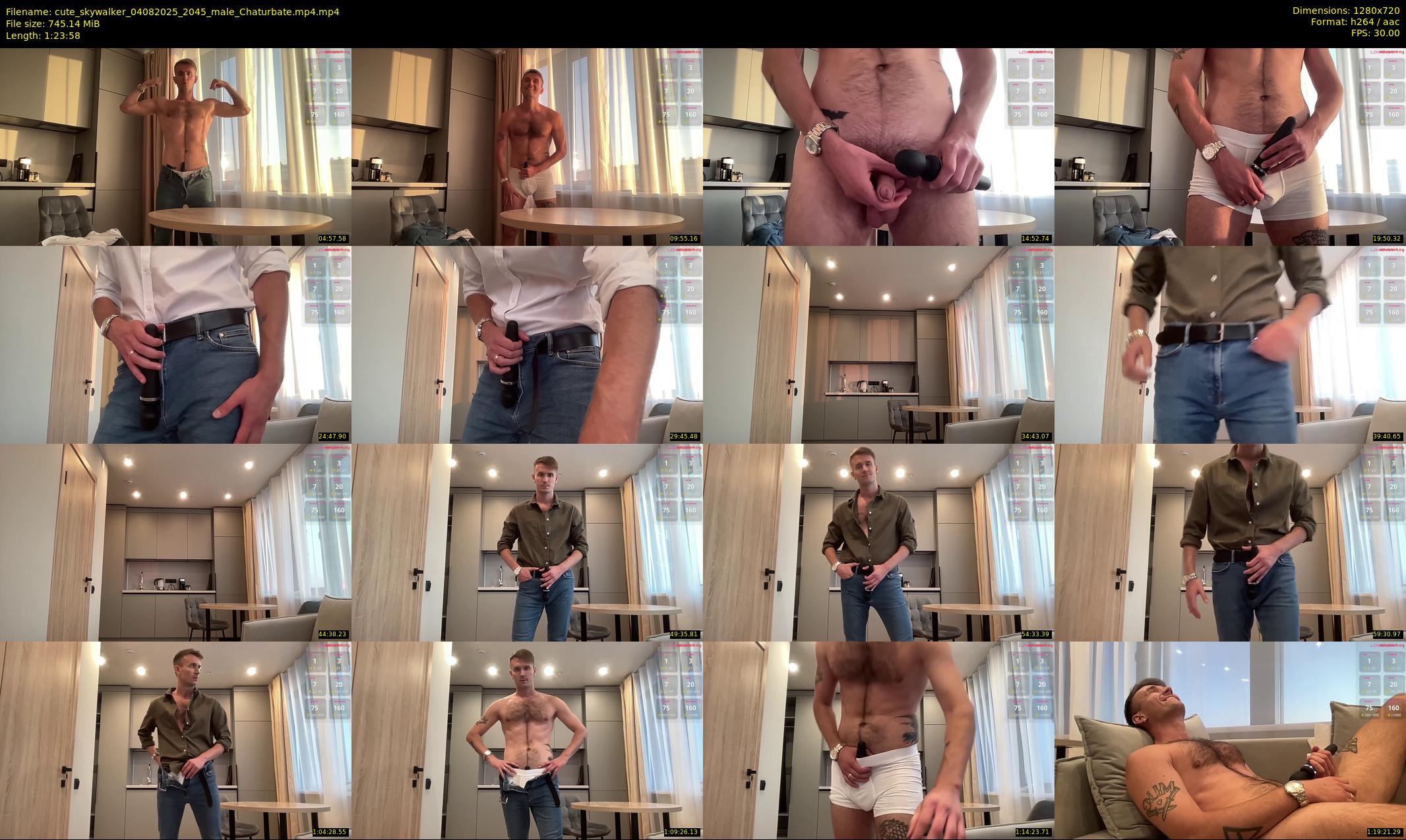 cute_skywalker — 84 minute Chaturbate male cam show recording, 720p, Aug 4, 2025
