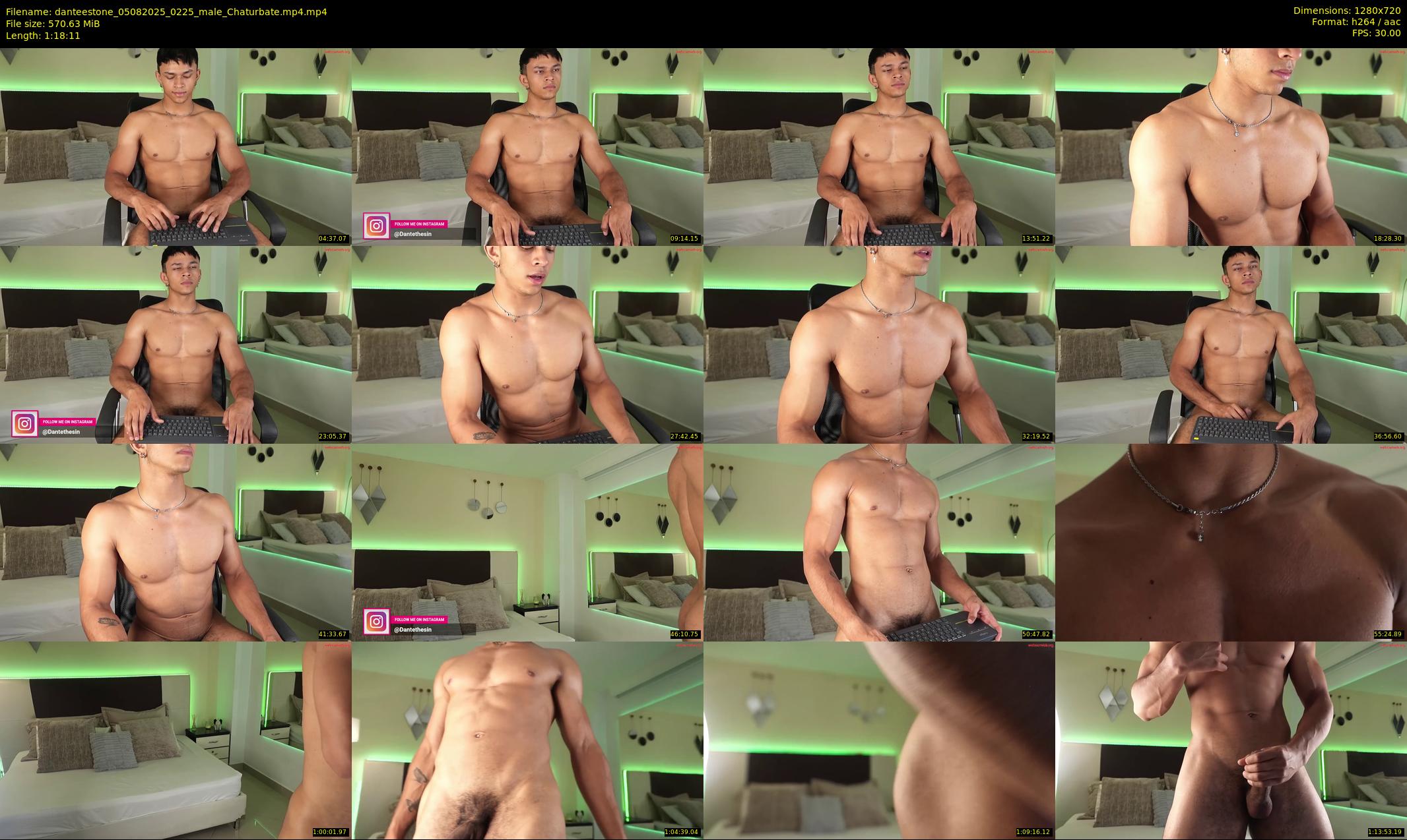 danteestone — 79 minute Chaturbate male cam show recording, 720p, Aug 5, 2025