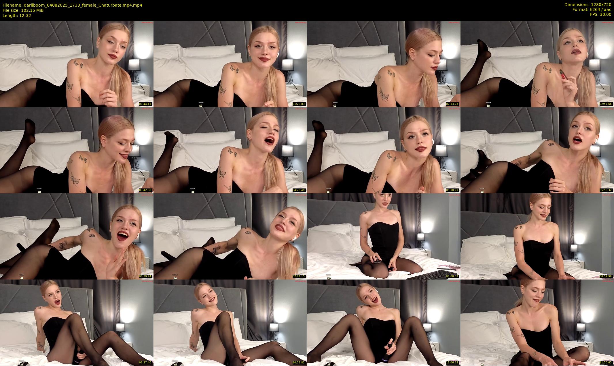 darilboom — 13 minute Chaturbate female cam show recording, 720p, Aug 4, 2025