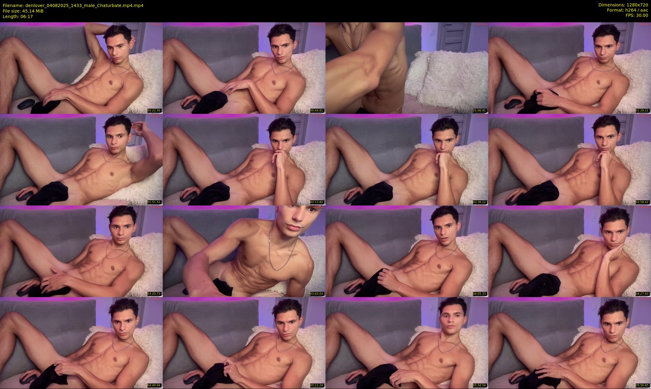 denlover — 7 minute Chaturbate male cam show recording, 720p, Aug 4, 2025