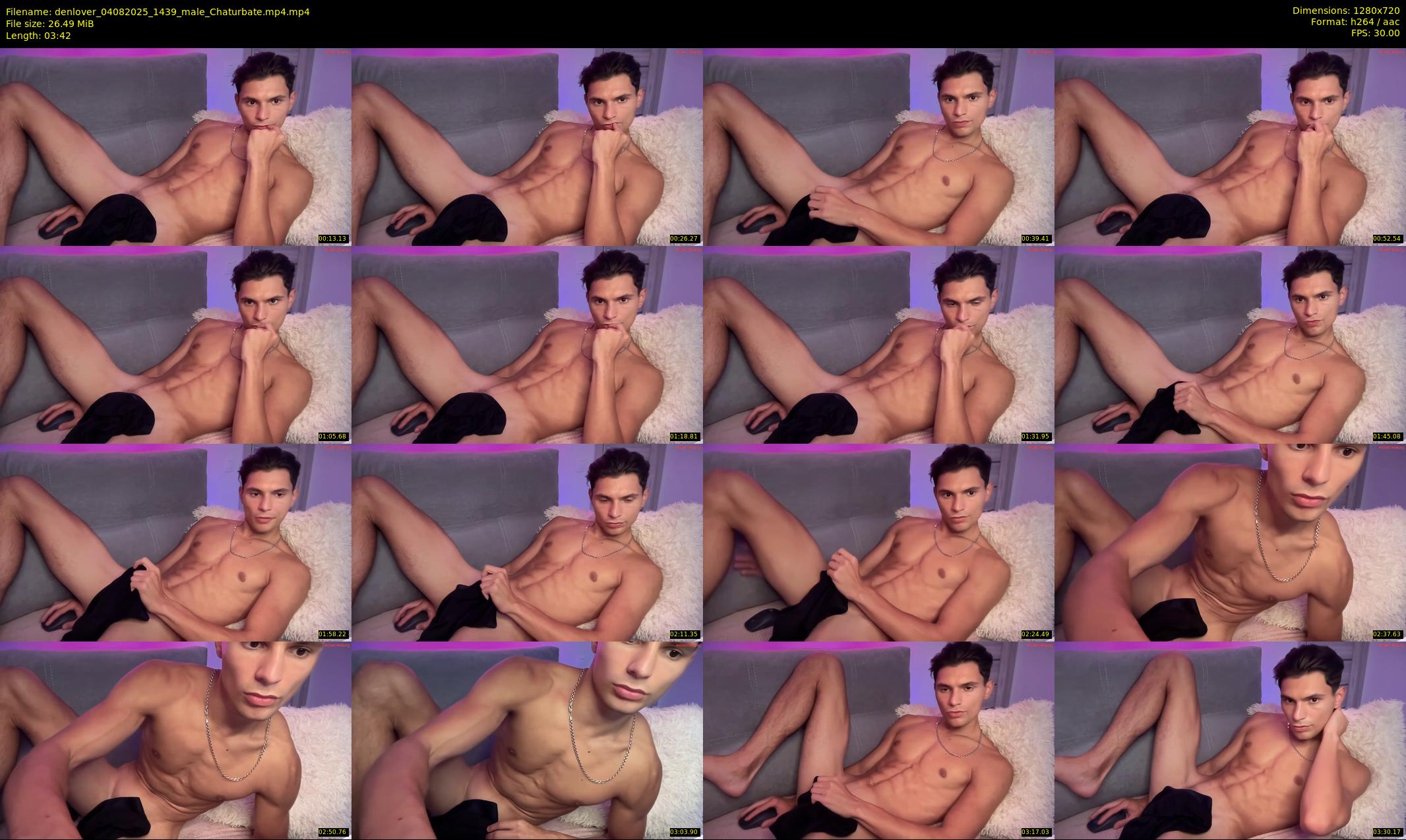 denlover — 4 minute Chaturbate male cam show recording, 720p, Aug 4, 2025