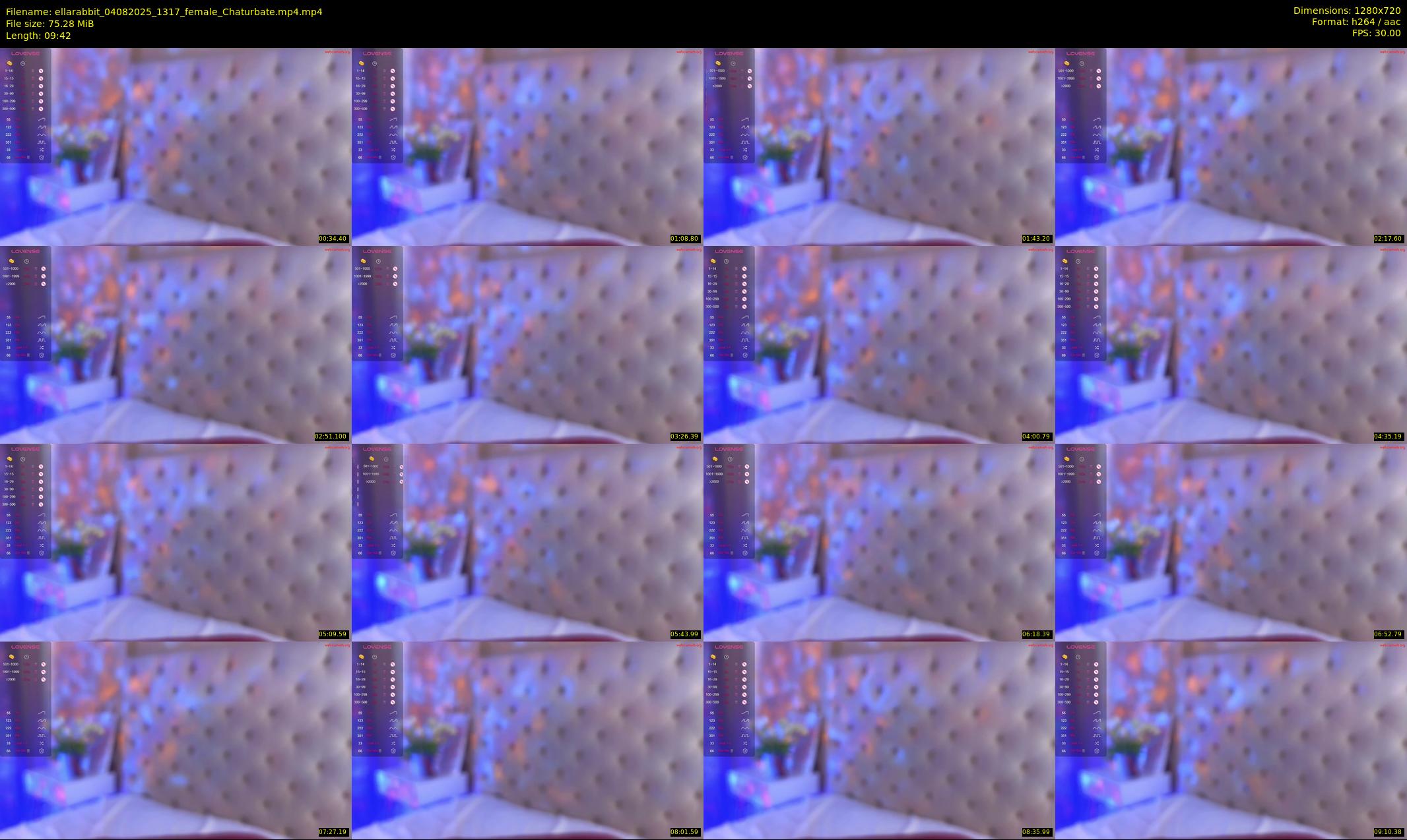 ellarabbit — 10 minute Chaturbate female cam show recording, 720p, Aug 4, 2025
