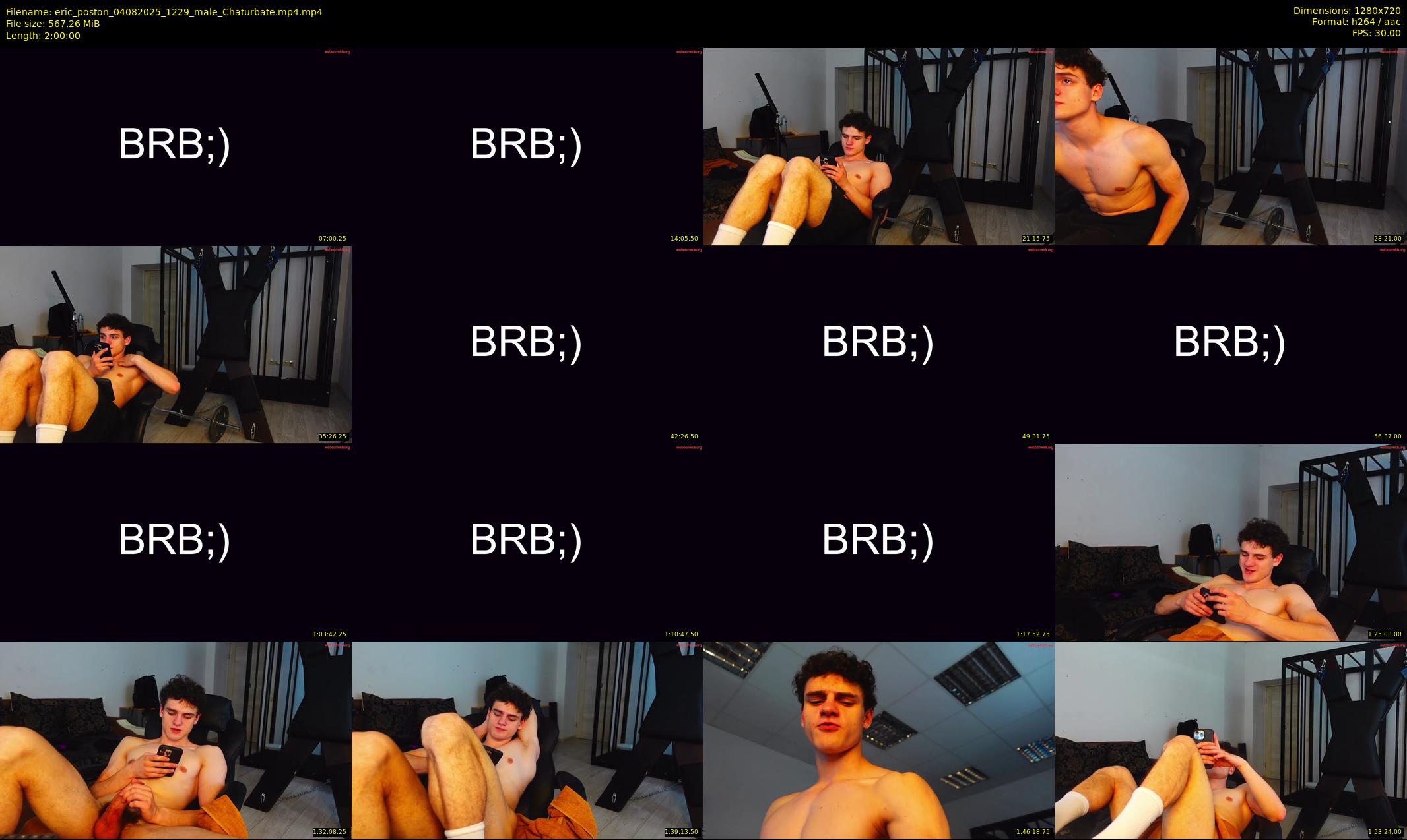 eric_poston — 120 minute Chaturbate male cam show recording, 720p, Aug 4, 2025