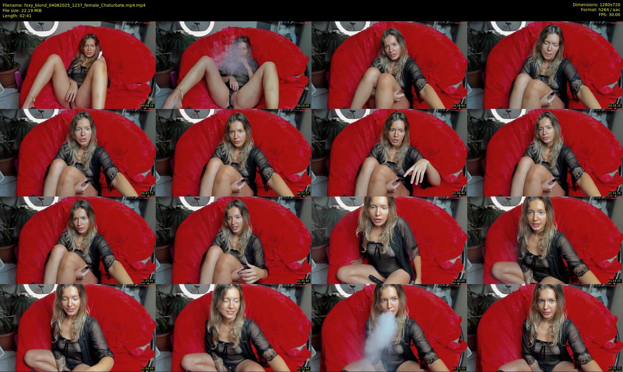 foxy_blond — 3 minute Chaturbate female cam show recording, 720p, Aug 4, 2025
