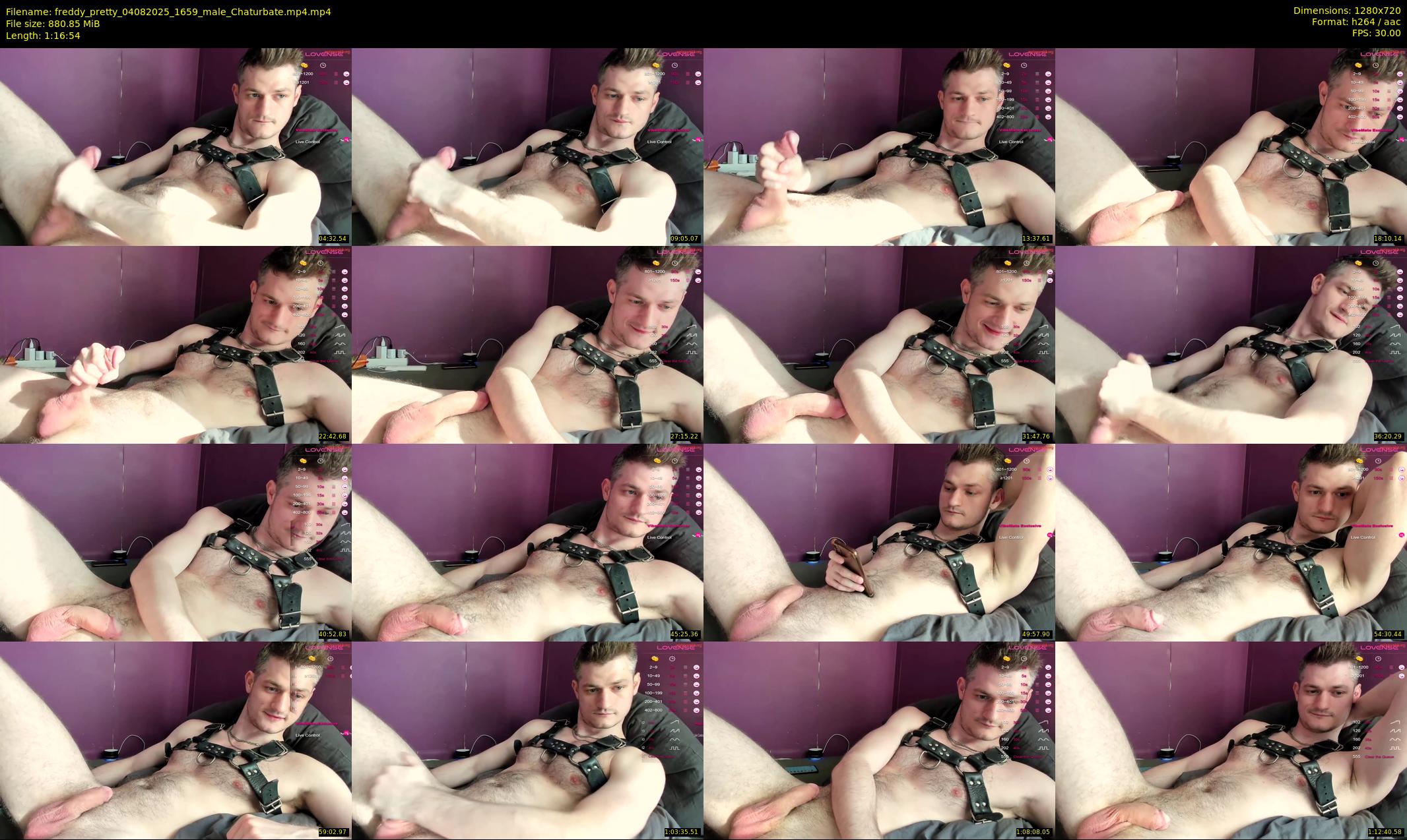 freddy_pretty — 77 minute Chaturbate male cam show recording, 720p, Aug 4, 2025
