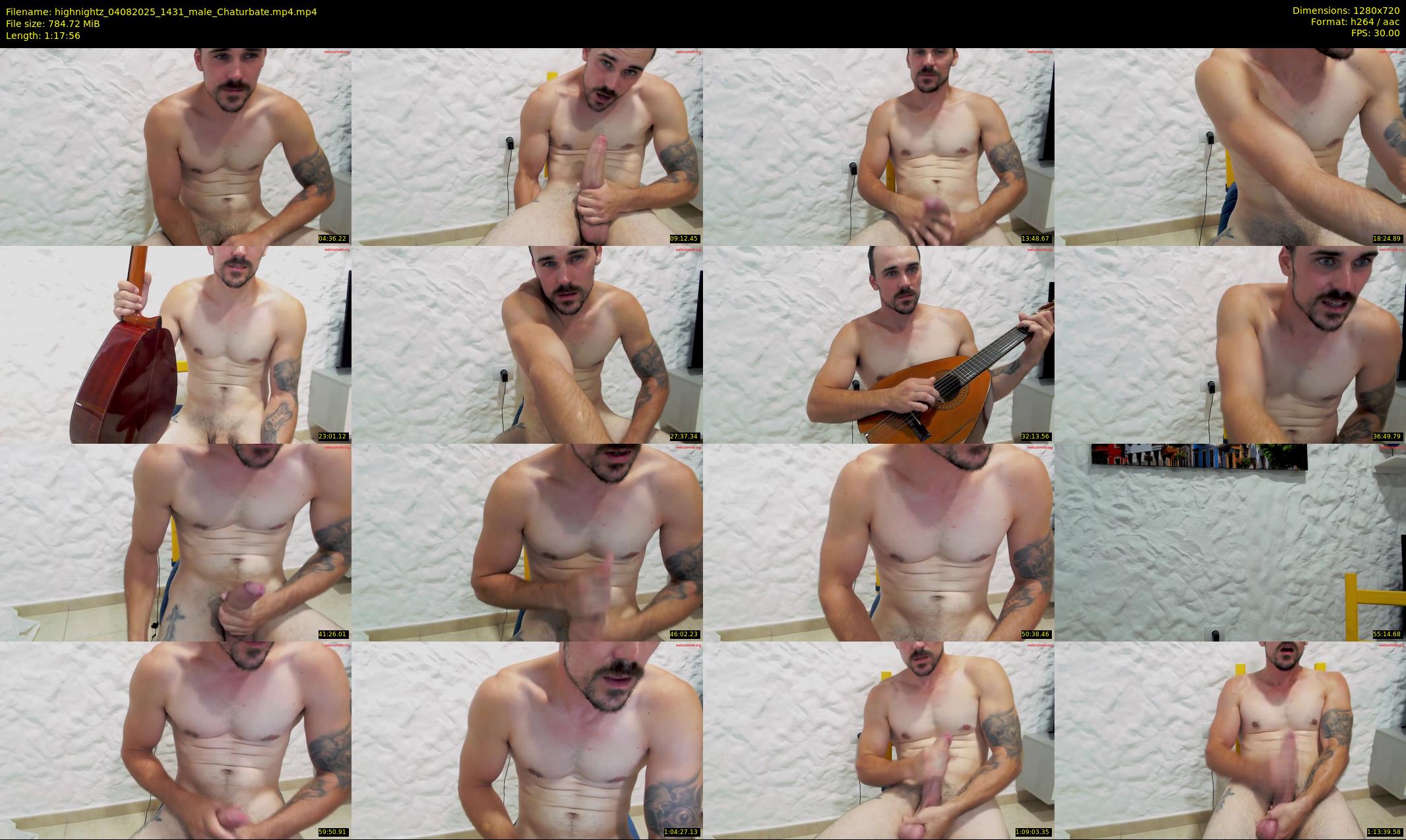 highnightz — 78 minute Chaturbate male cam show recording, 720p, Aug 4, 2025