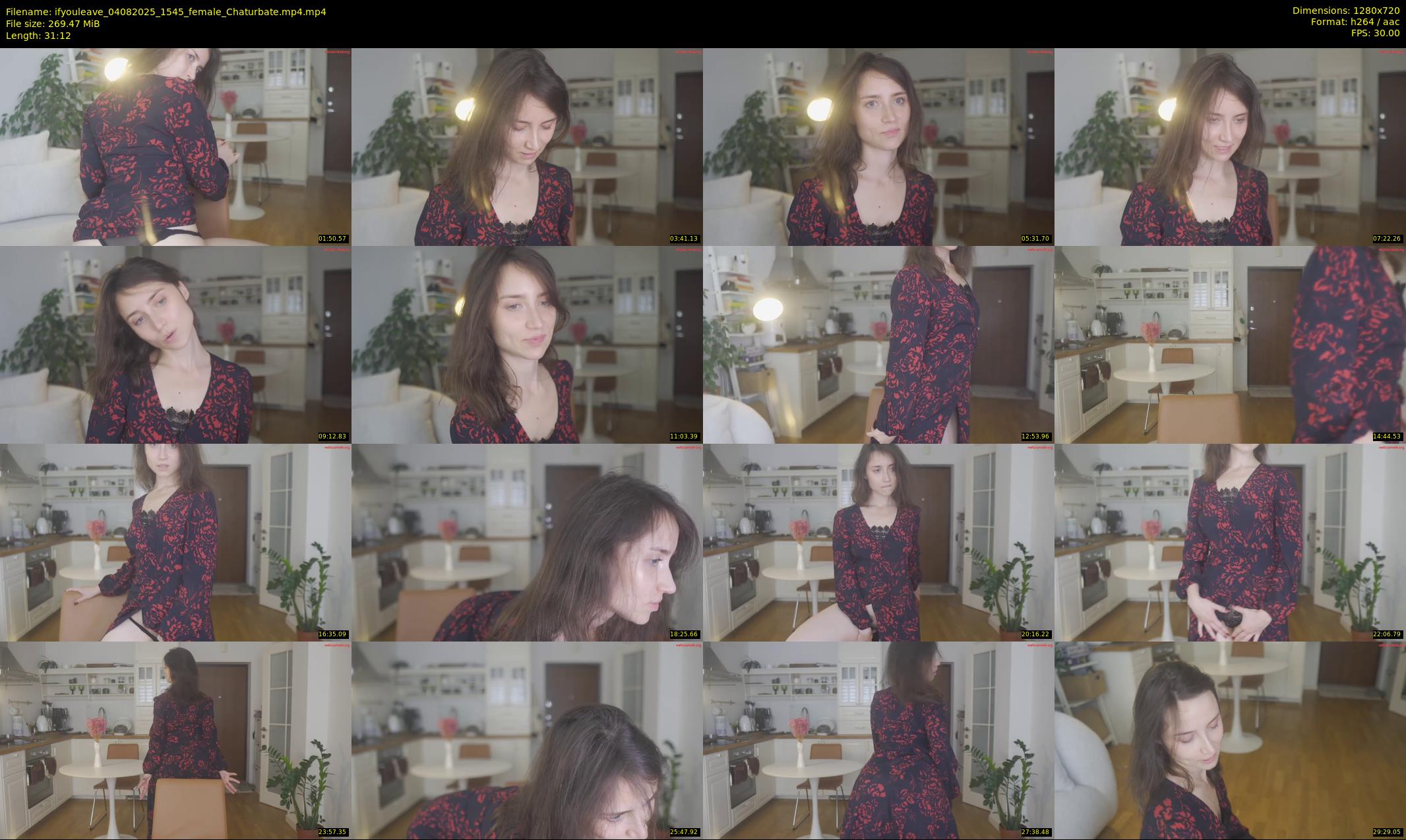 ifyouleave — 32 minute Chaturbate female cam show recording, 720p, Aug 4, 2025