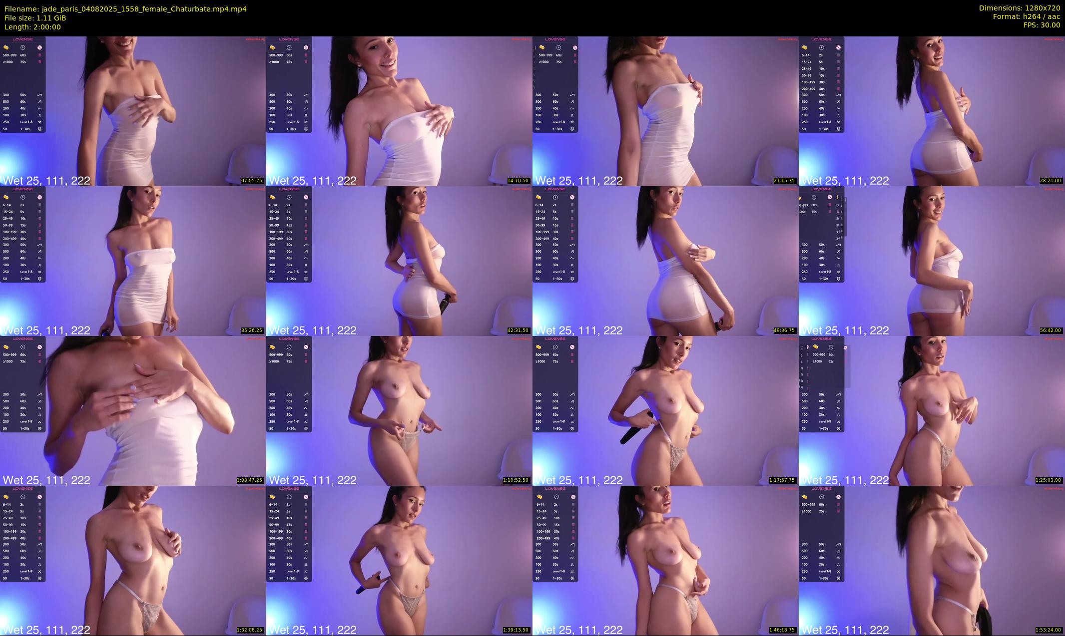 jade_paris — 120 minute Chaturbate female cam show recording, 720p, Aug 4, 2025