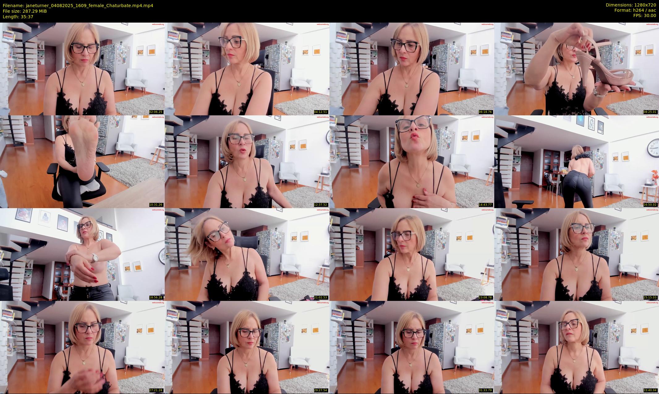 janeturner — 36 minute Chaturbate female cam show recording, 720p, Aug 4, 2025