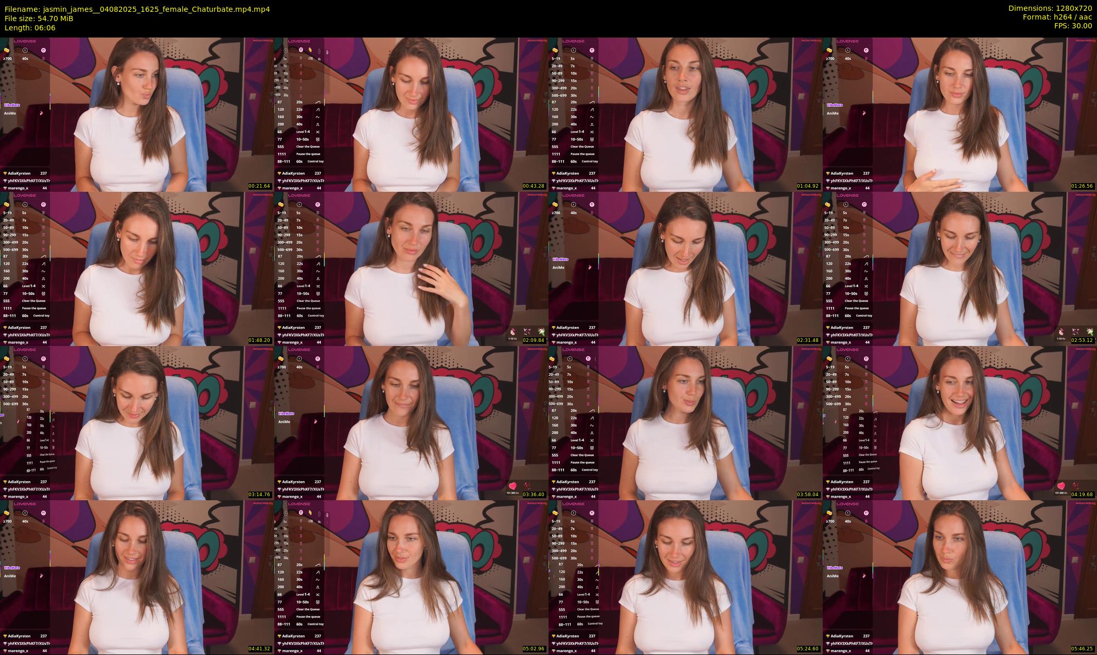jasmin_james_ — 7 minute Chaturbate female cam show recording, 720p, Aug 4, 2025