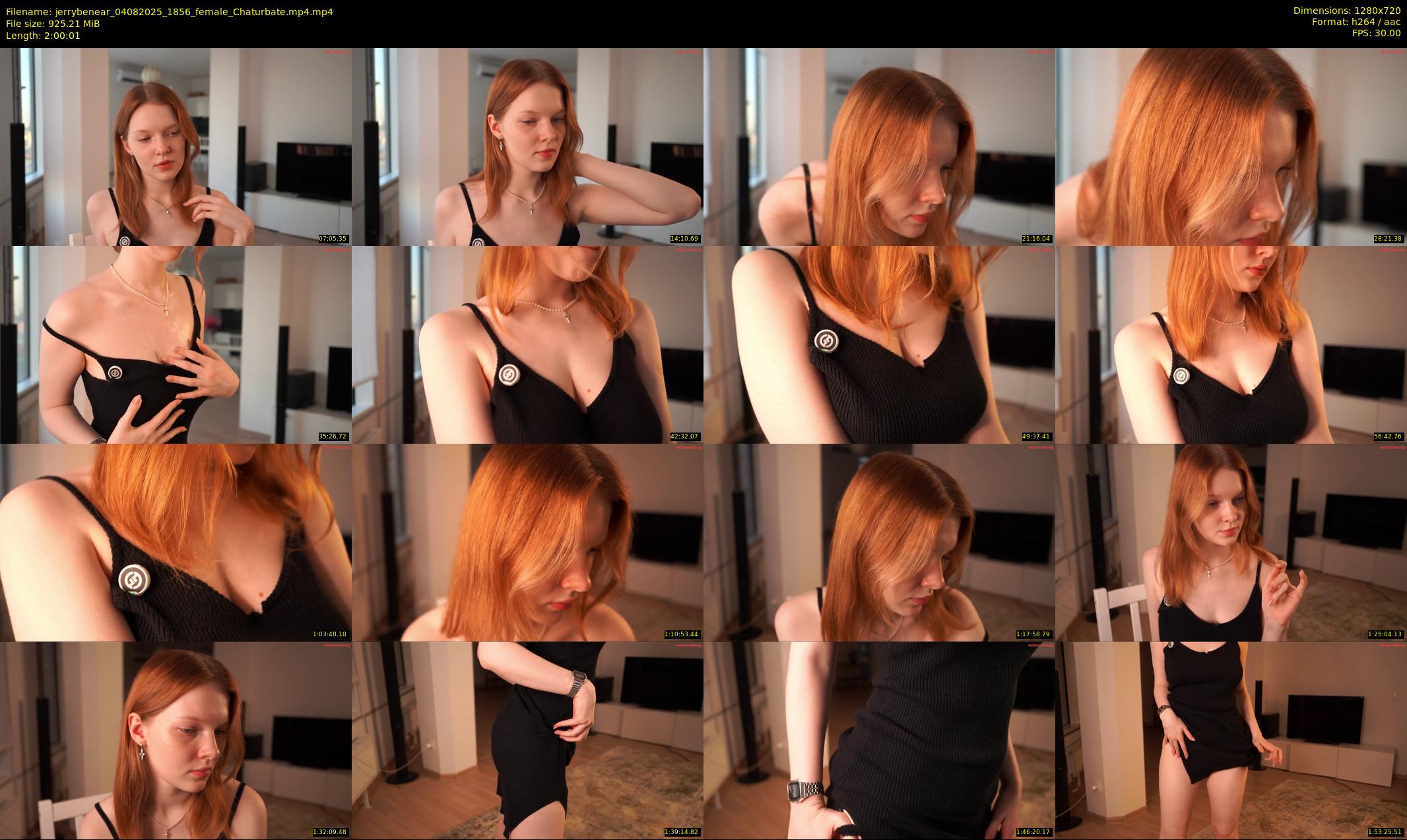jerrybenear — 121 minute Chaturbate female cam show recording, 720p, Aug 4, 2025