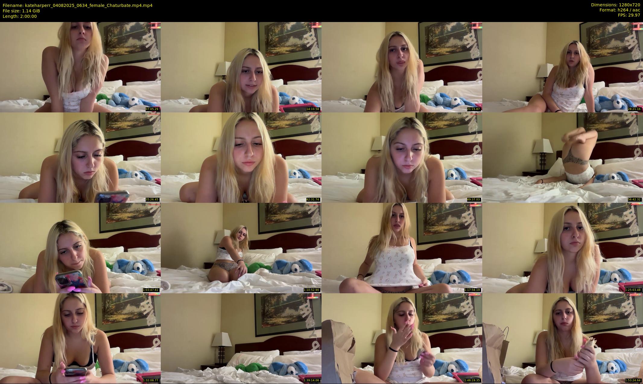 kateharperr — 120 minute Chaturbate female cam show recording, 720p, Aug 4, 2025