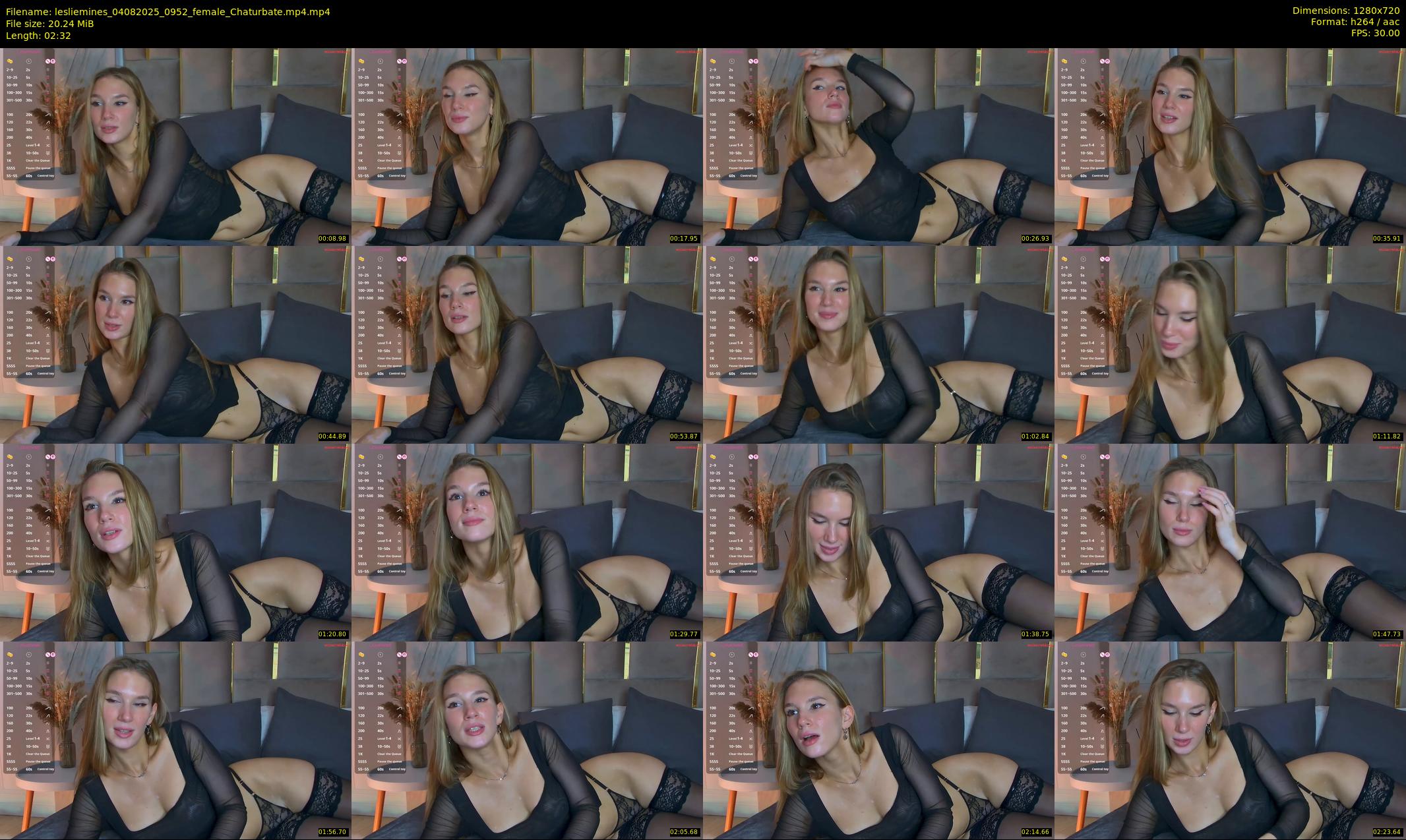 lesliemines — 3 minute Chaturbate female cam show recording, 720p, Aug 4, 2025