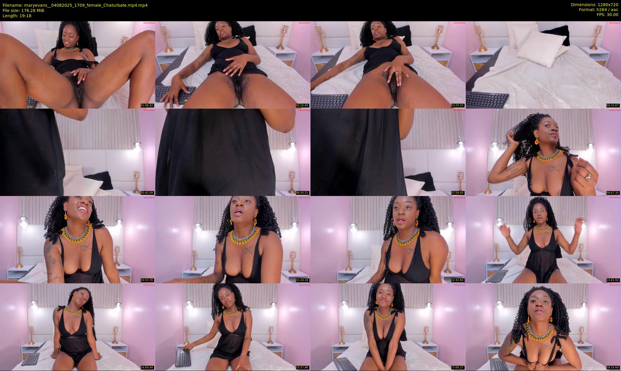 maryevans_ — 20 minute Chaturbate female cam show recording, 720p, Aug 4, 2025