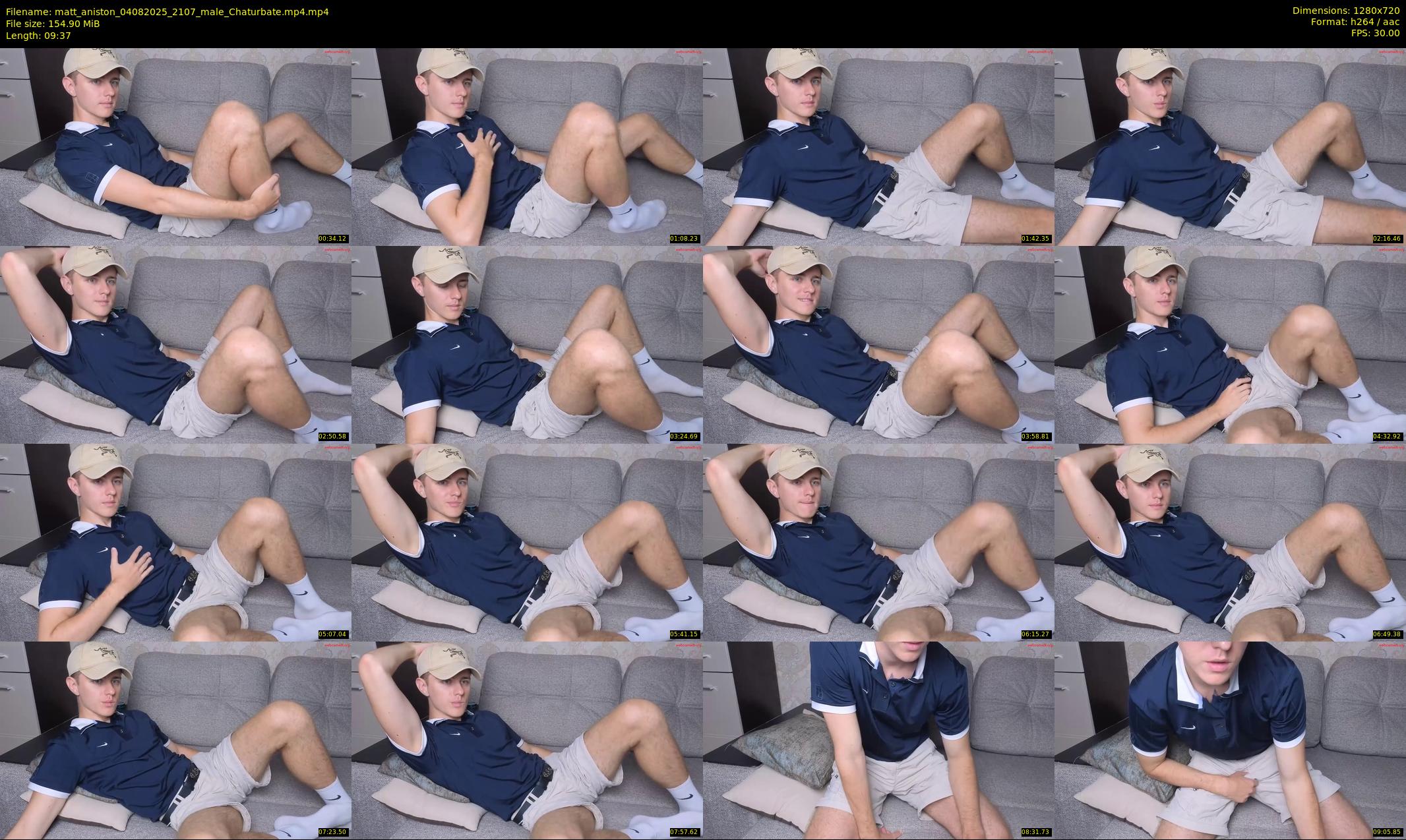 matt_aniston — 10 minute Chaturbate male cam show recording, 720p, Aug 4, 2025