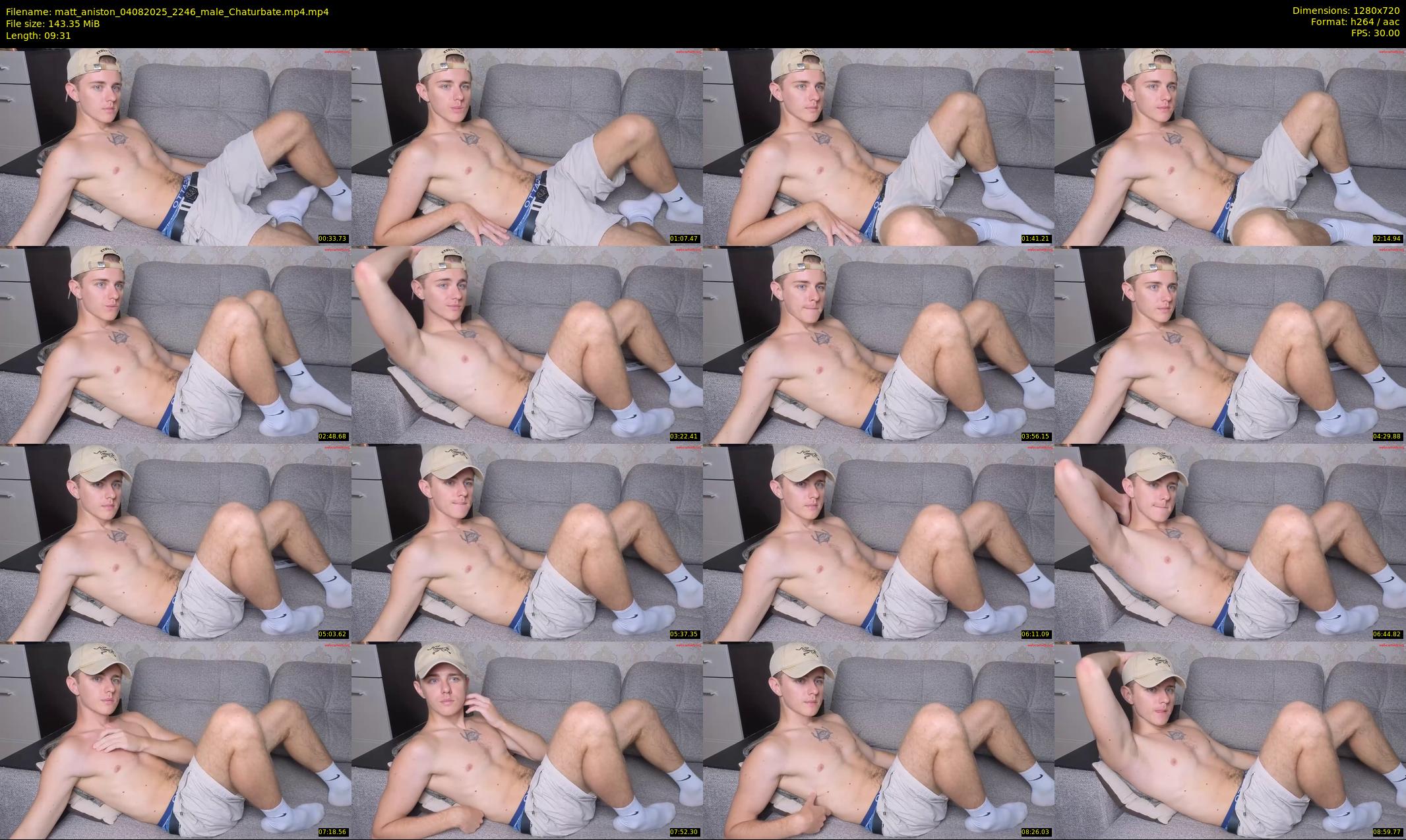 matt_aniston — 10 minute Chaturbate male cam show recording, 720p, Aug 4, 2025