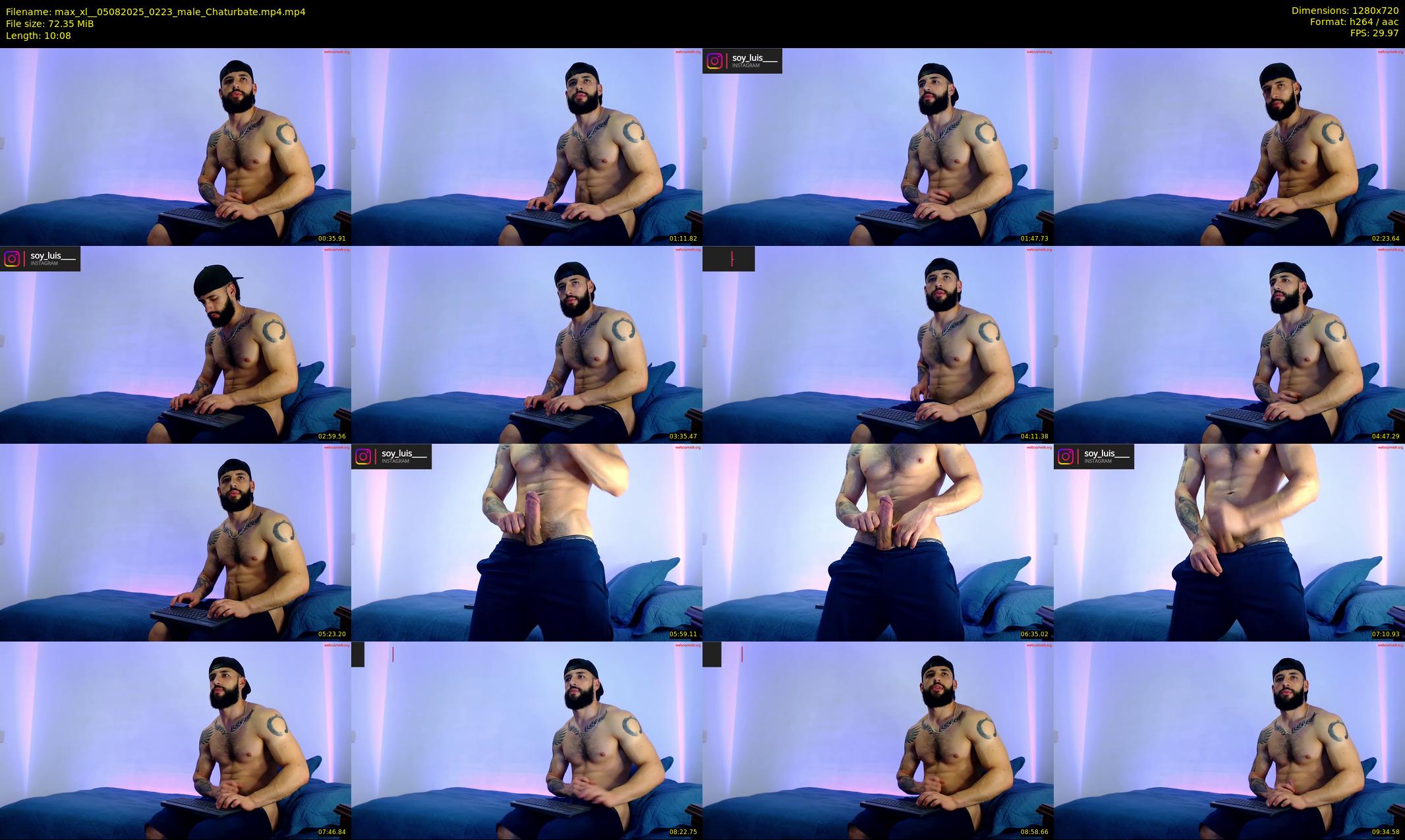 max_xl_ — 11 minute Chaturbate male cam show recording, 720p, Aug 5, 2025