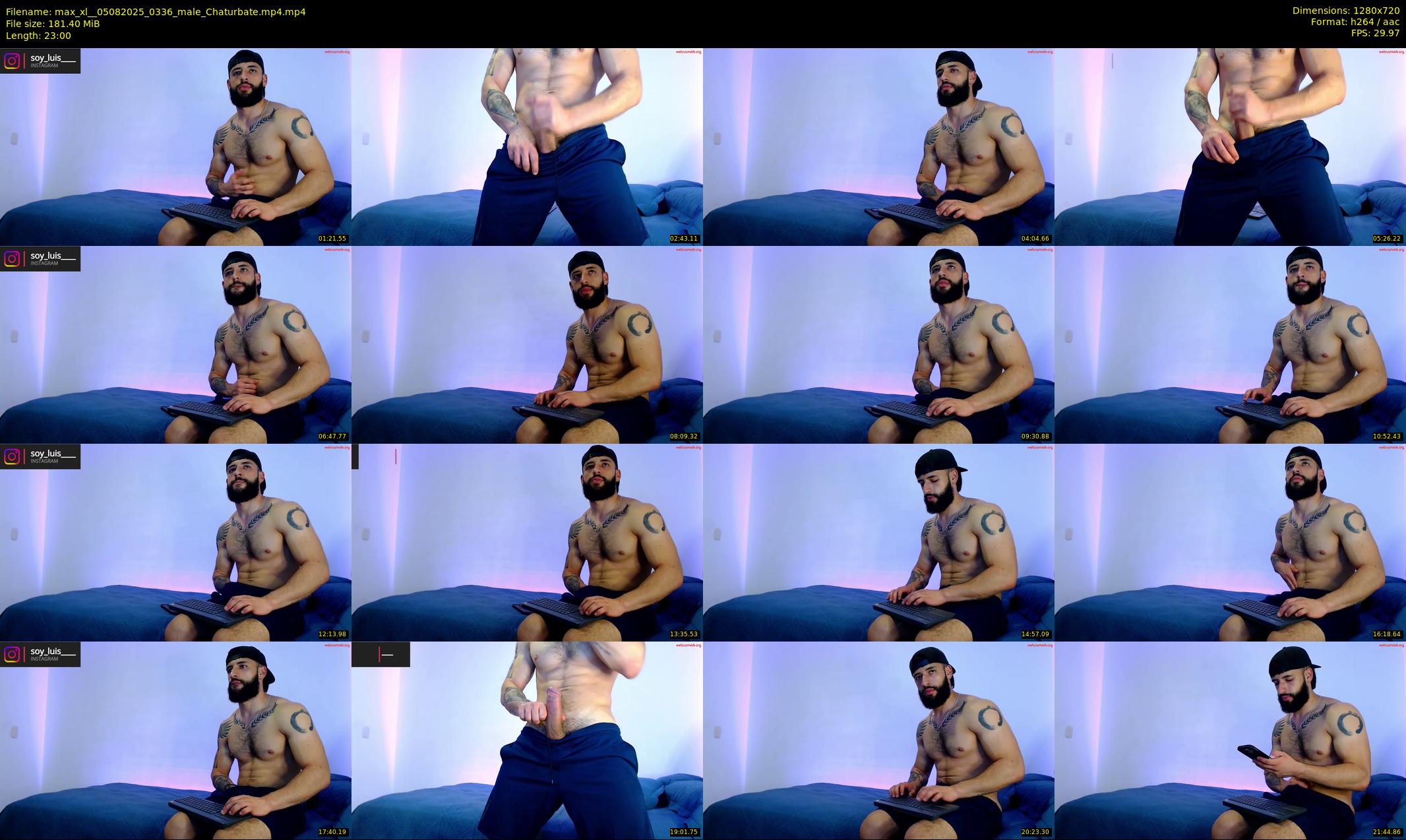 max_xl_ — 23 minute Chaturbate male cam show recording, 720p, Aug 5, 2025