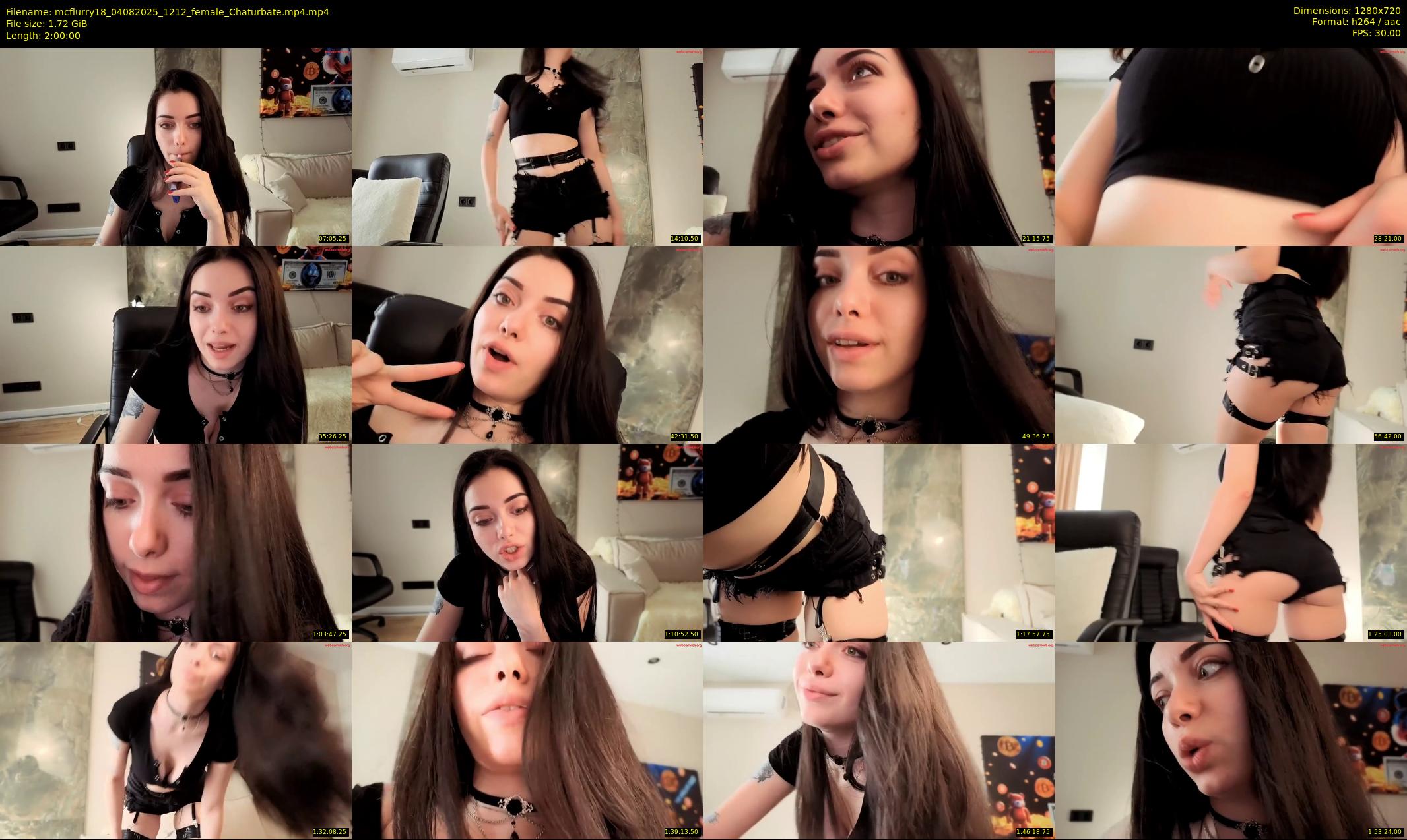 mcflurry18 — 120 minute Chaturbate female cam show recording, 720p, Aug 4, 2025