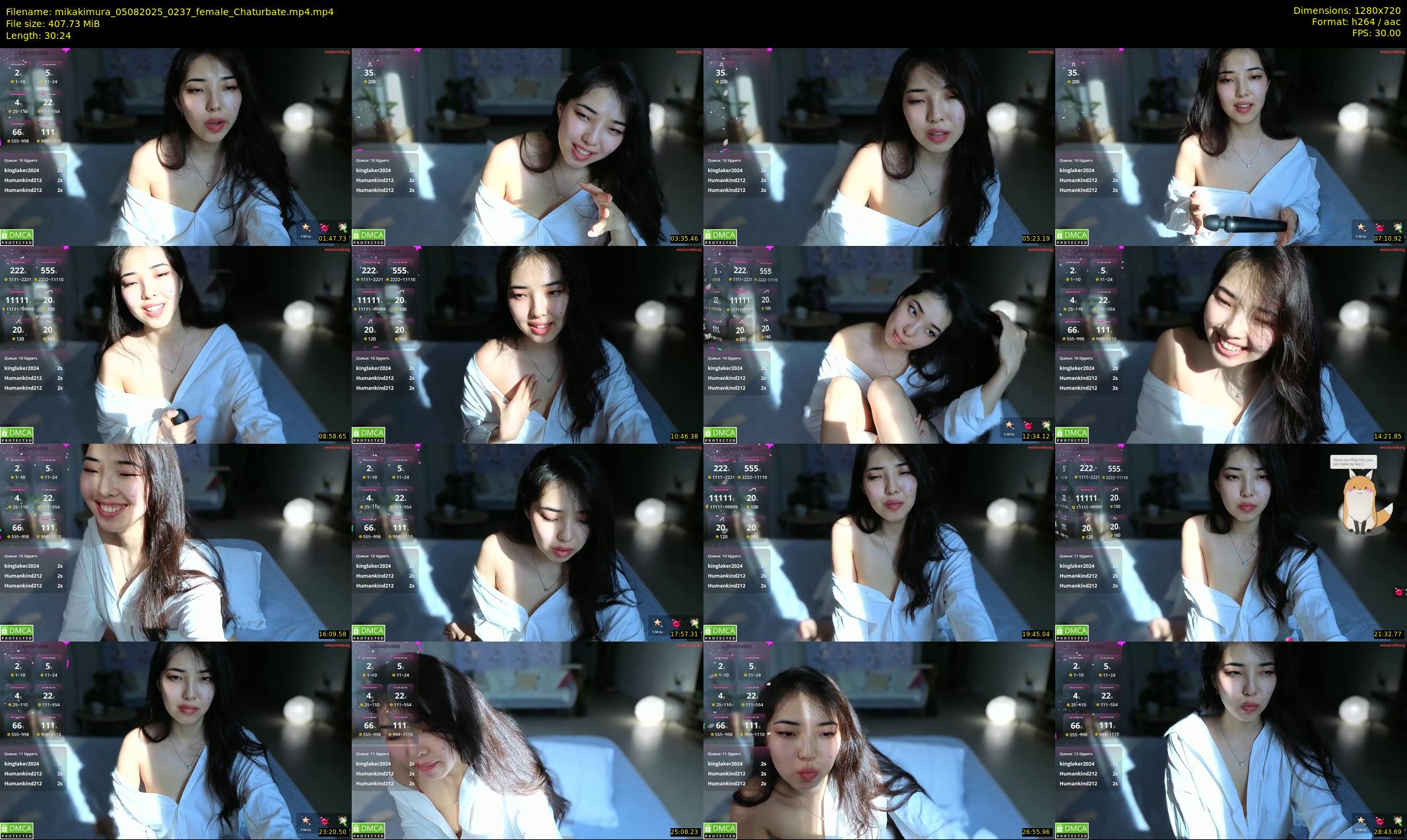 mikakimura — 31 minute Chaturbate female cam show recording, 720p, Aug 5, 2025