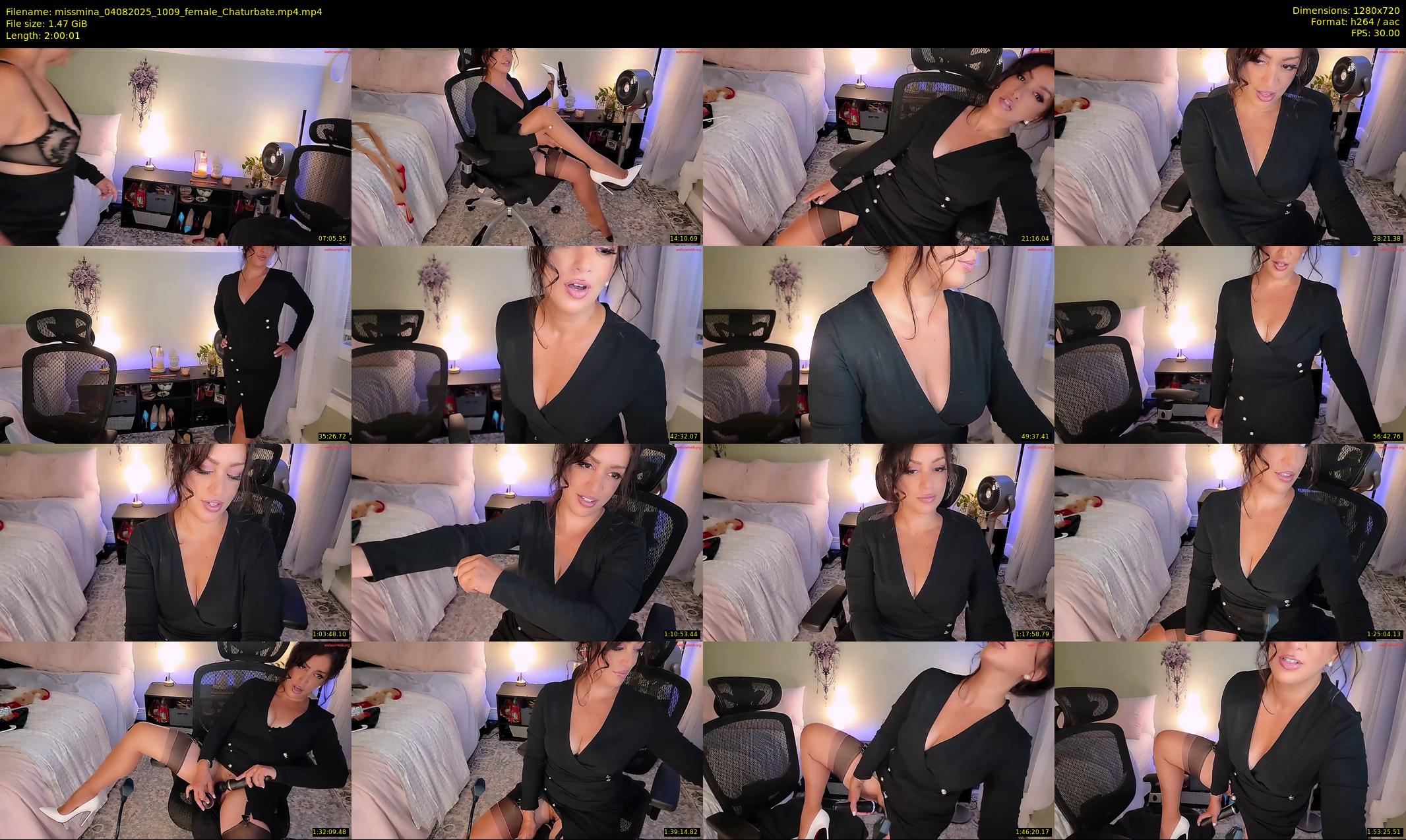 missmina — 121 minute Chaturbate female cam show recording, 720p, Aug 4, 2025