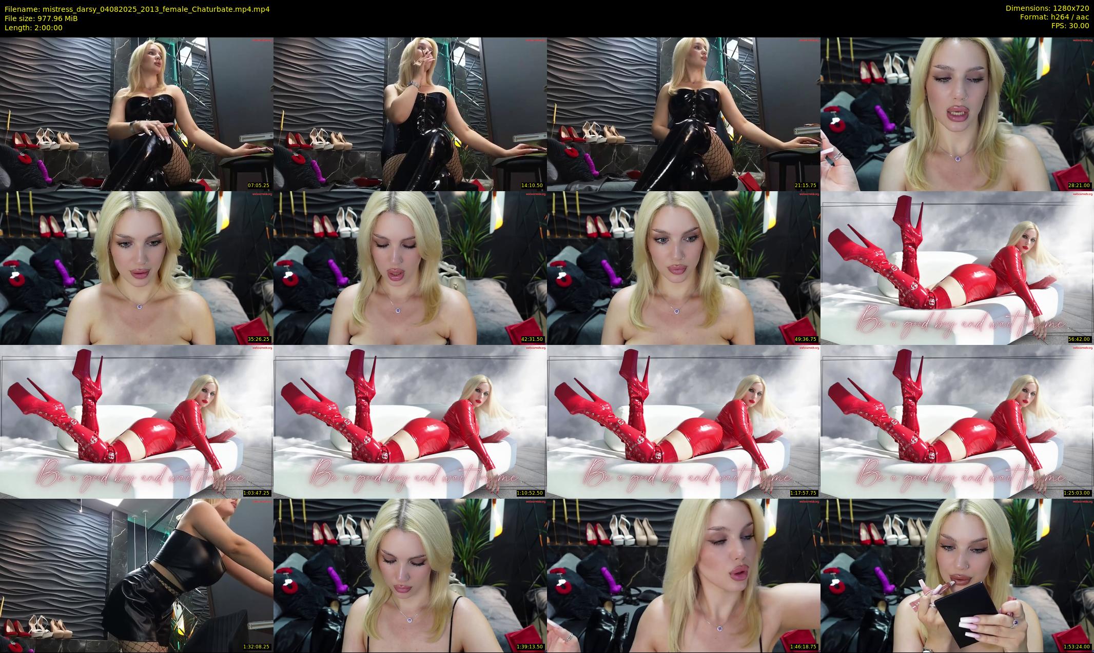 mistress_darsy — 120 minute Chaturbate female cam show recording, 720p, Aug 4, 2025