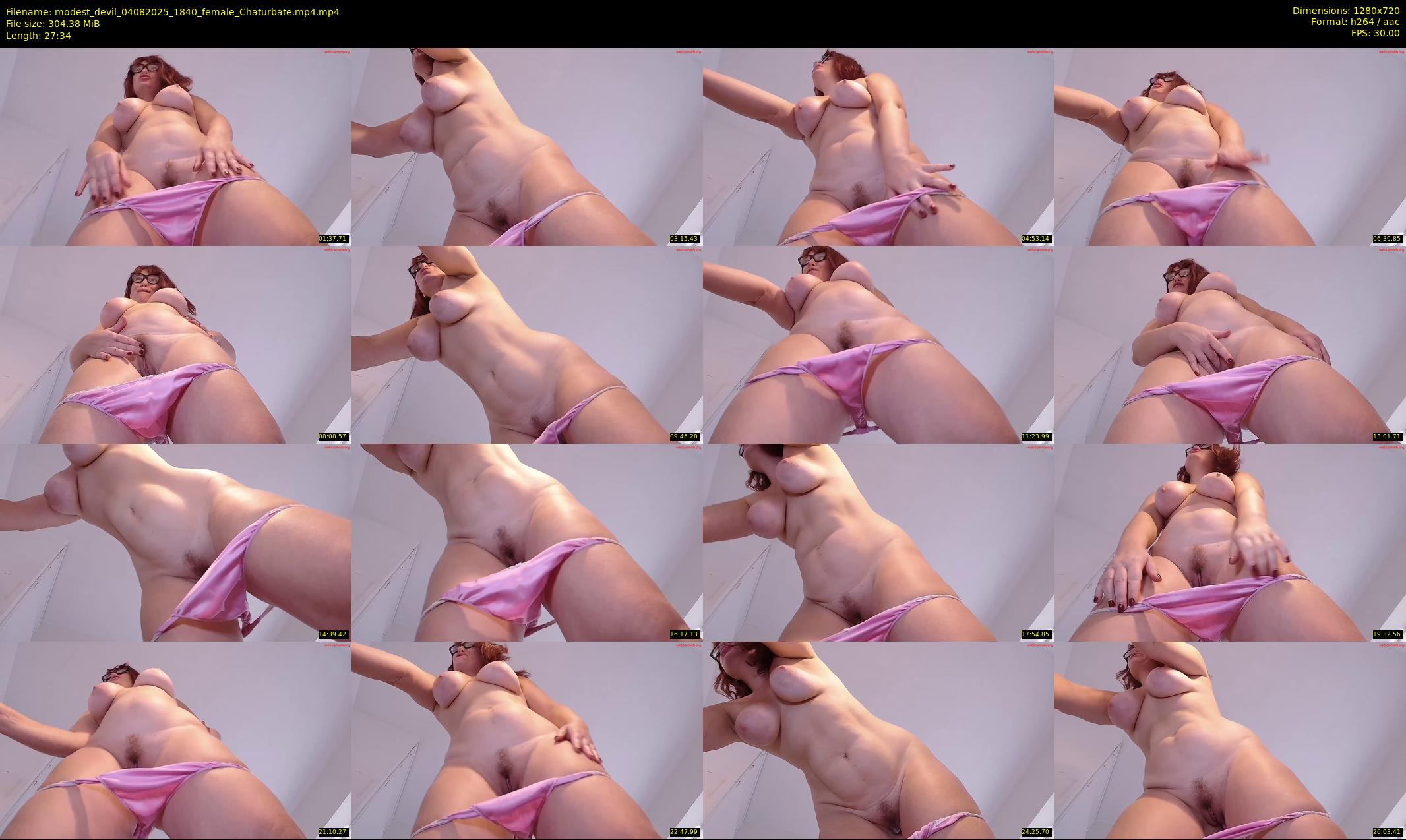 modest_devil — 28 minute Chaturbate female cam show recording, 720p, Aug 4, 2025