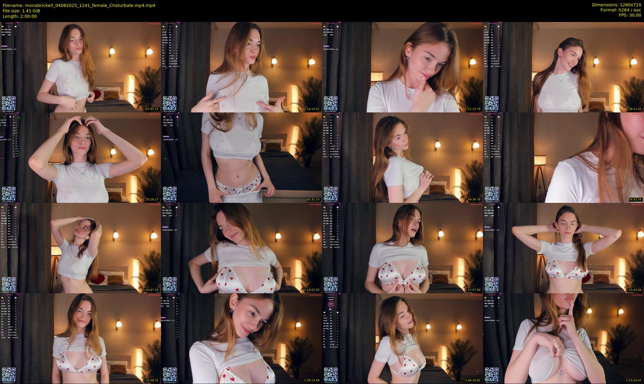 monabrickell — 120 minute Chaturbate female cam show recording, 720p, Aug 4, 2025