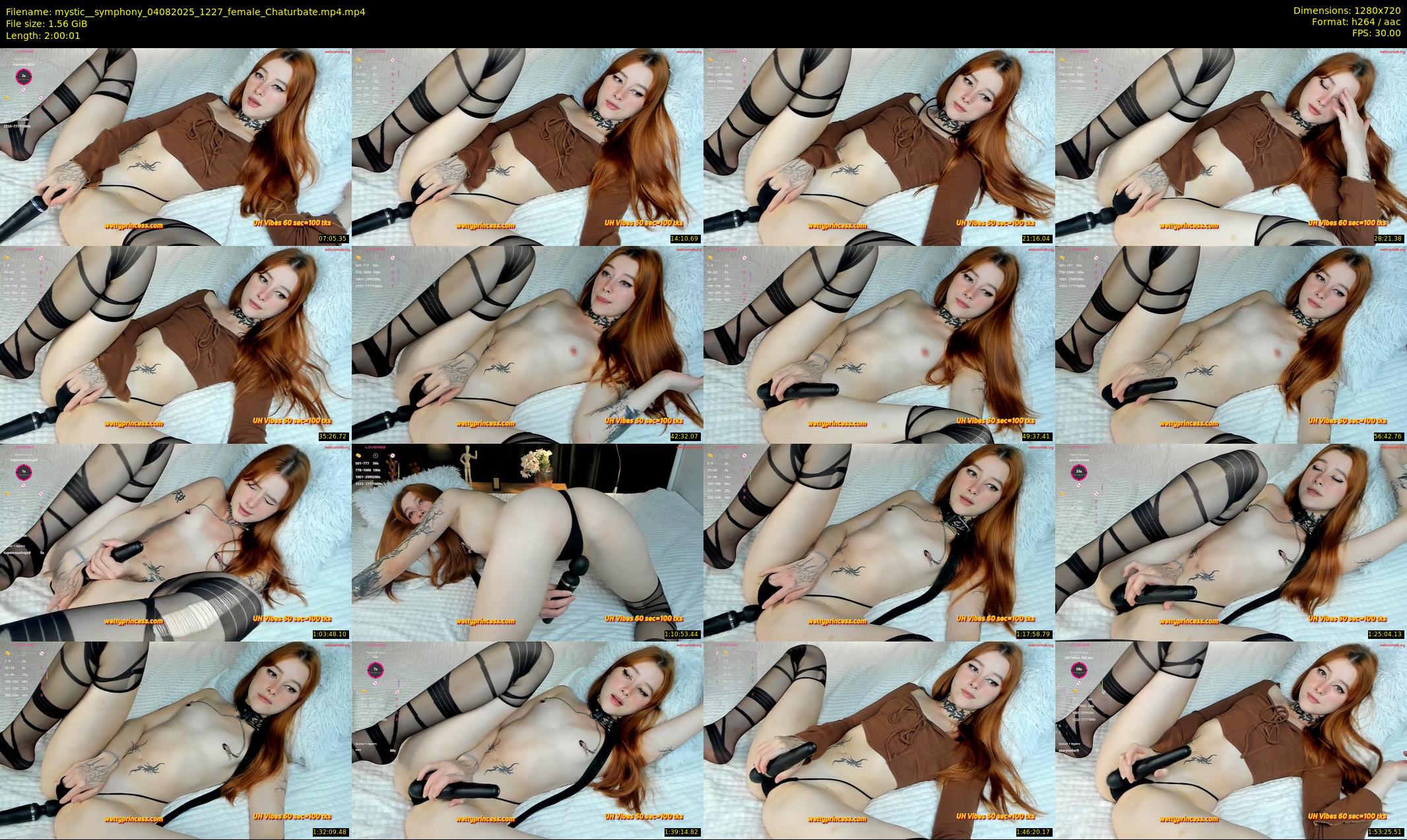 mystic__symphony — 121 minute Chaturbate female cam show recording, 720p, Aug 4, 2025