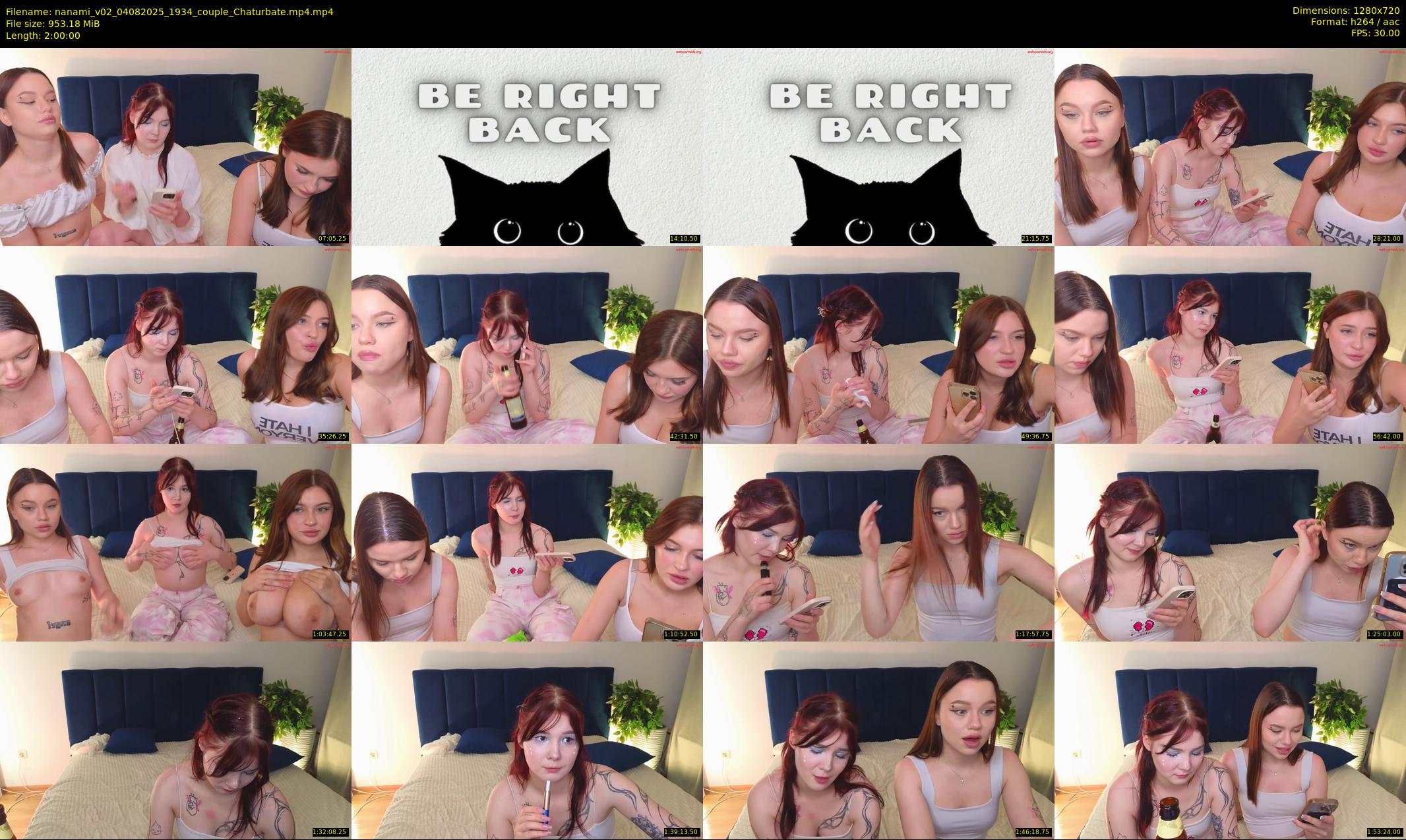 nanami_v02 — 120 minute Chaturbate couple cam show recording, 720p, Aug 4, 2025