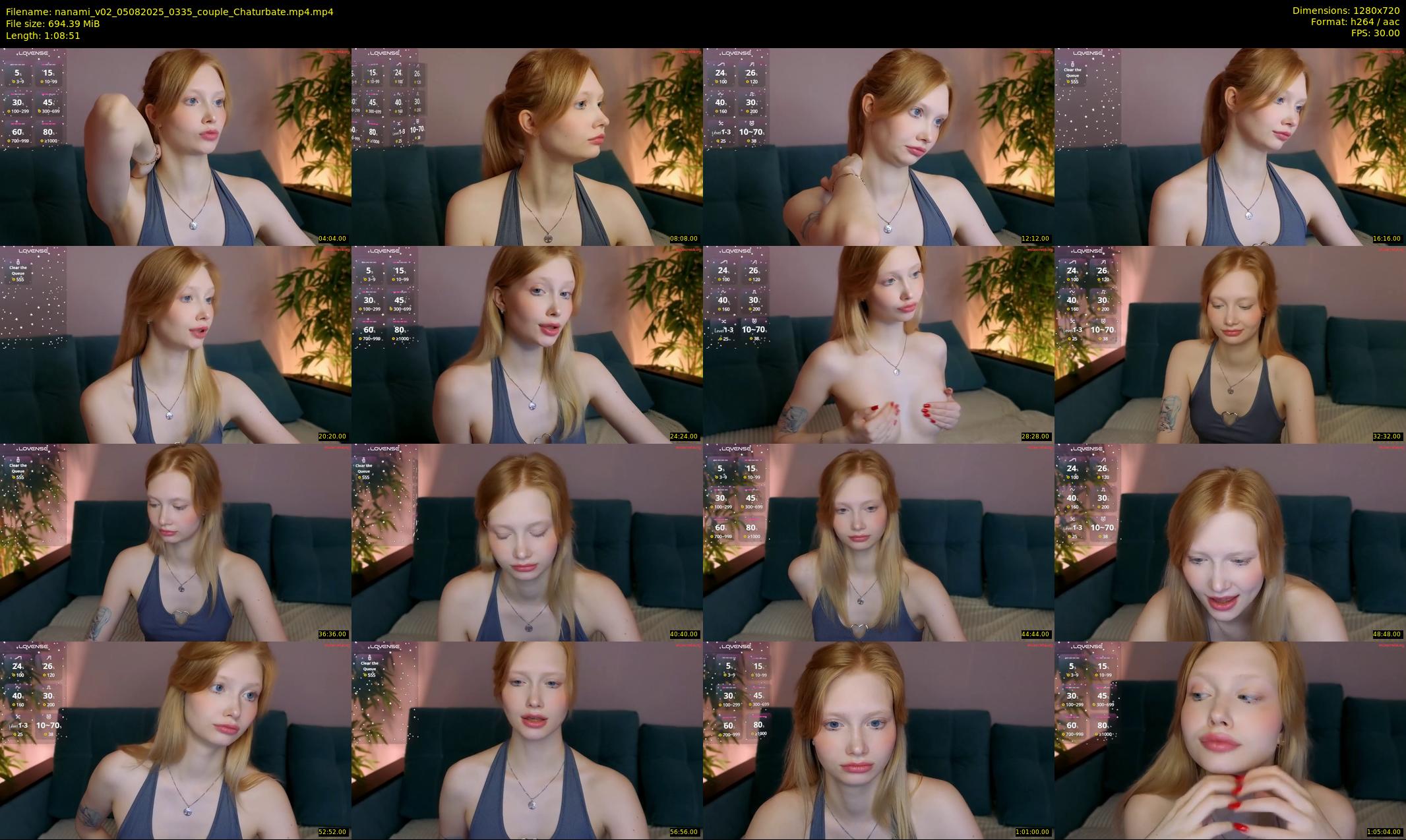 nanami_v02 — 69 minute Chaturbate couple cam show recording, 720p, Aug 5, 2025
