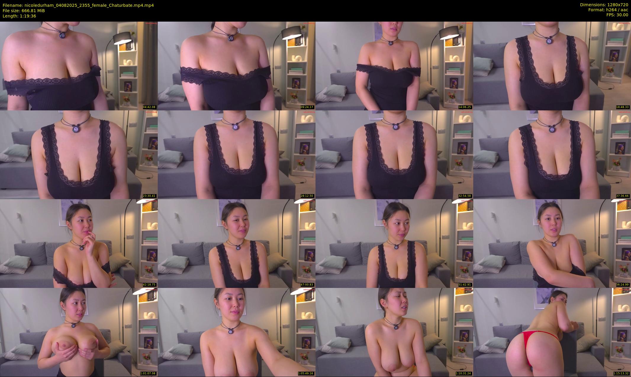 nicoledurham — 80 minute Chaturbate female cam show recording, 720p, Aug 4, 2025