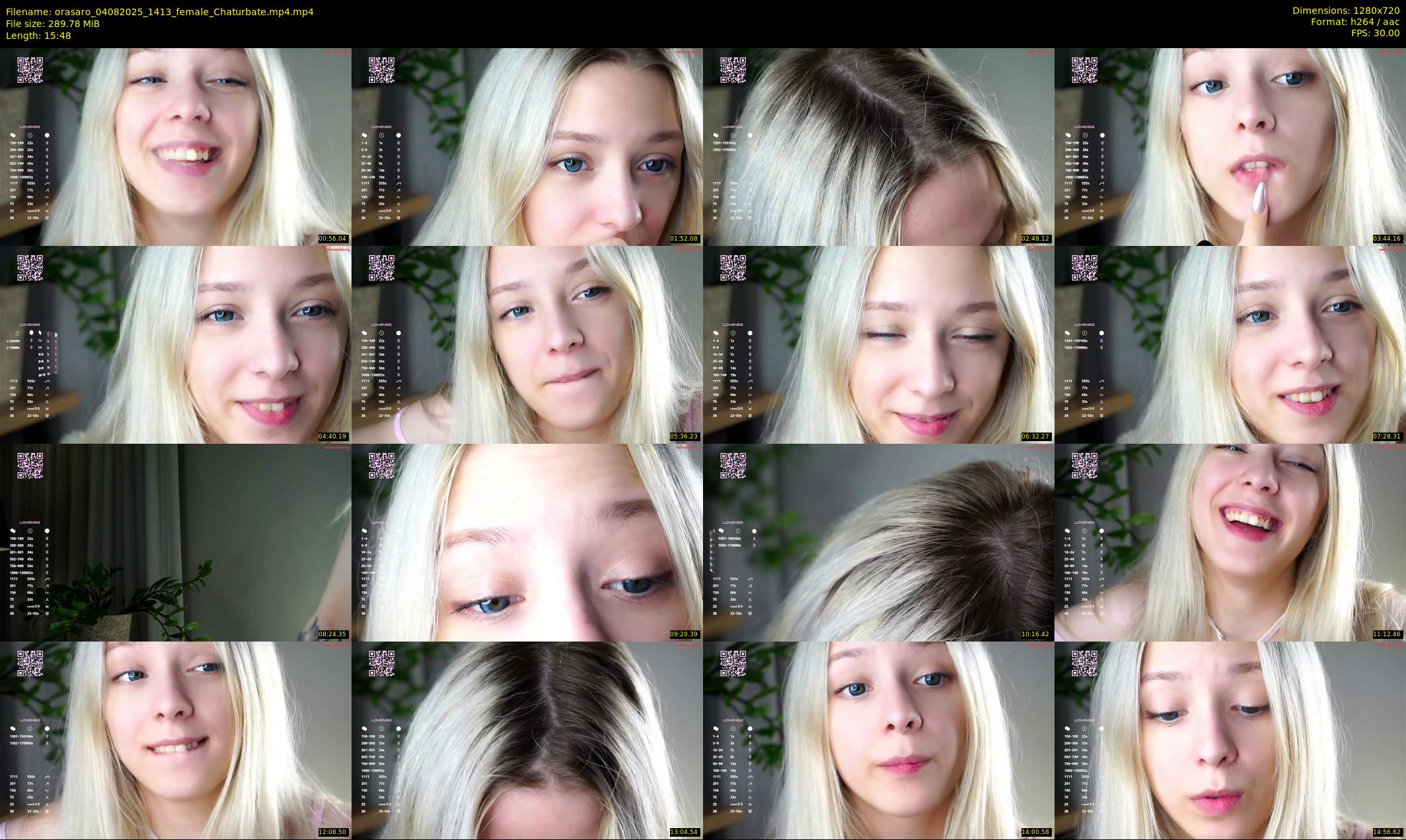 orasaro — 16 minute Chaturbate female cam show recording, 720p, Aug 4, 2025