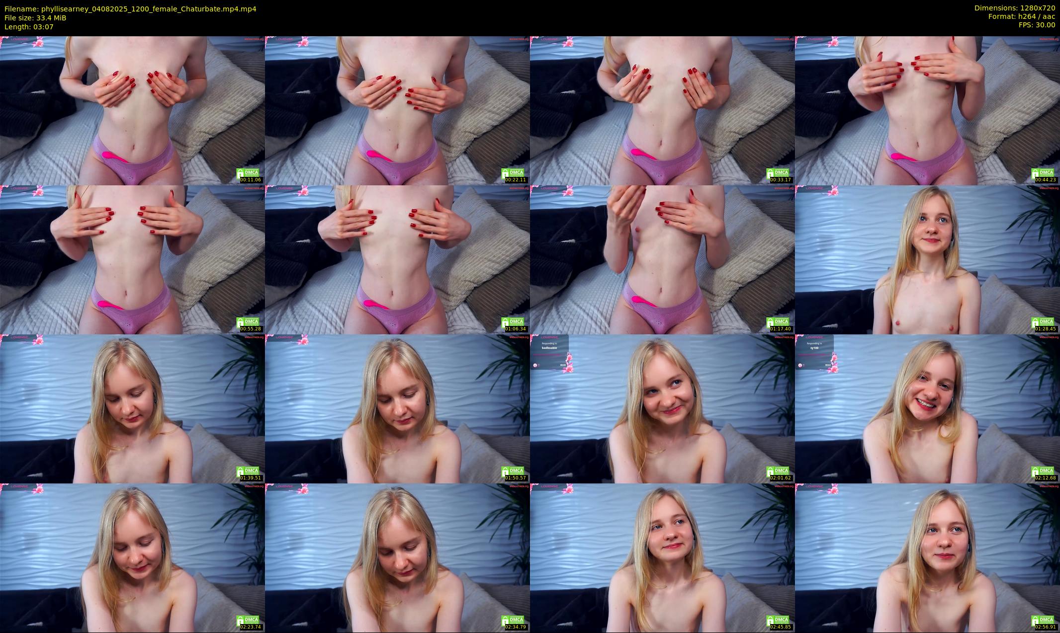 phyllisearney — 4 minute Chaturbate female cam show recording, 720p, Aug 4, 2025