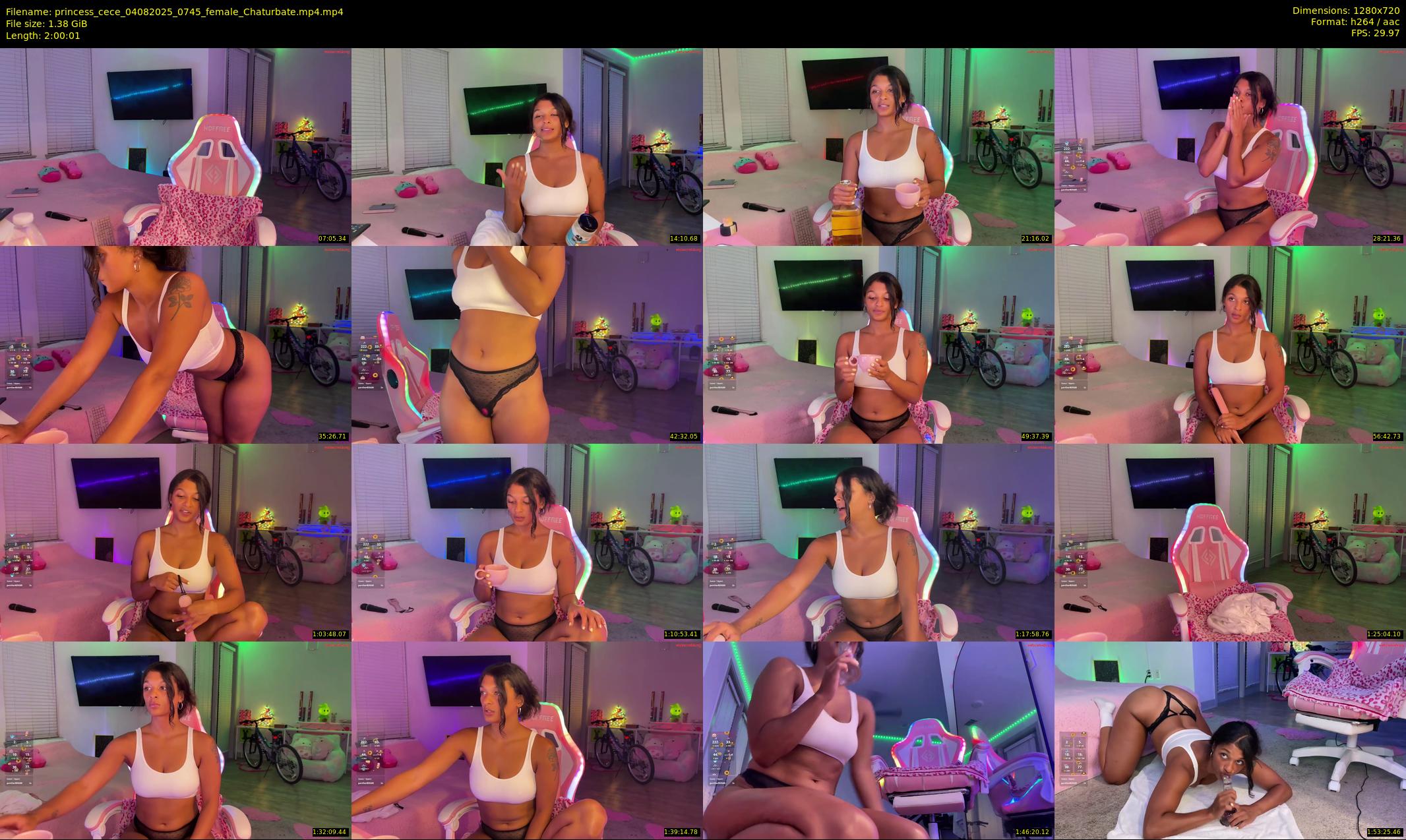 princess_cece — 121 minute Chaturbate female cam show recording, 720p, Aug 4, 2025