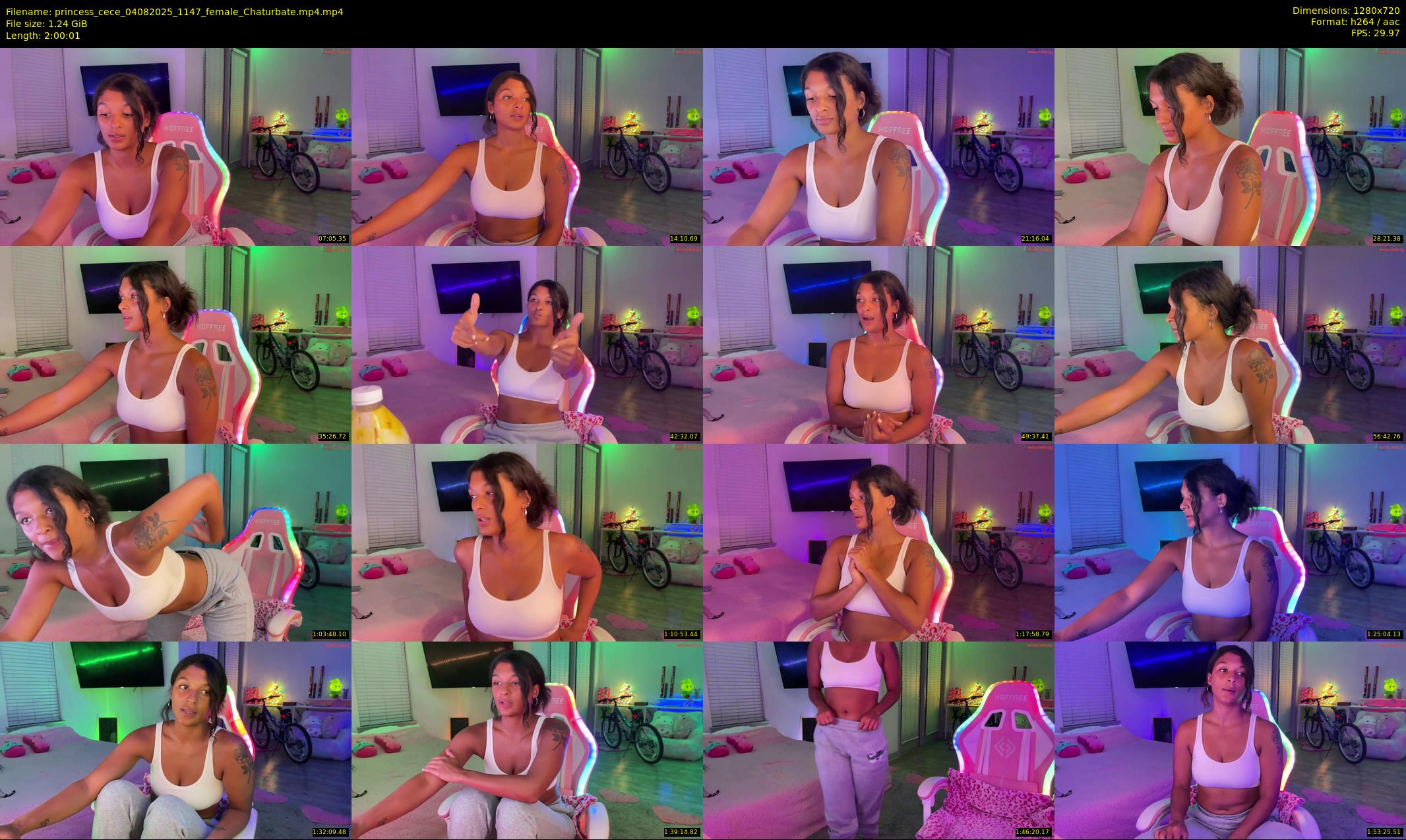 princess_cece — 121 minute Chaturbate female cam show recording, 720p, Aug 4, 2025