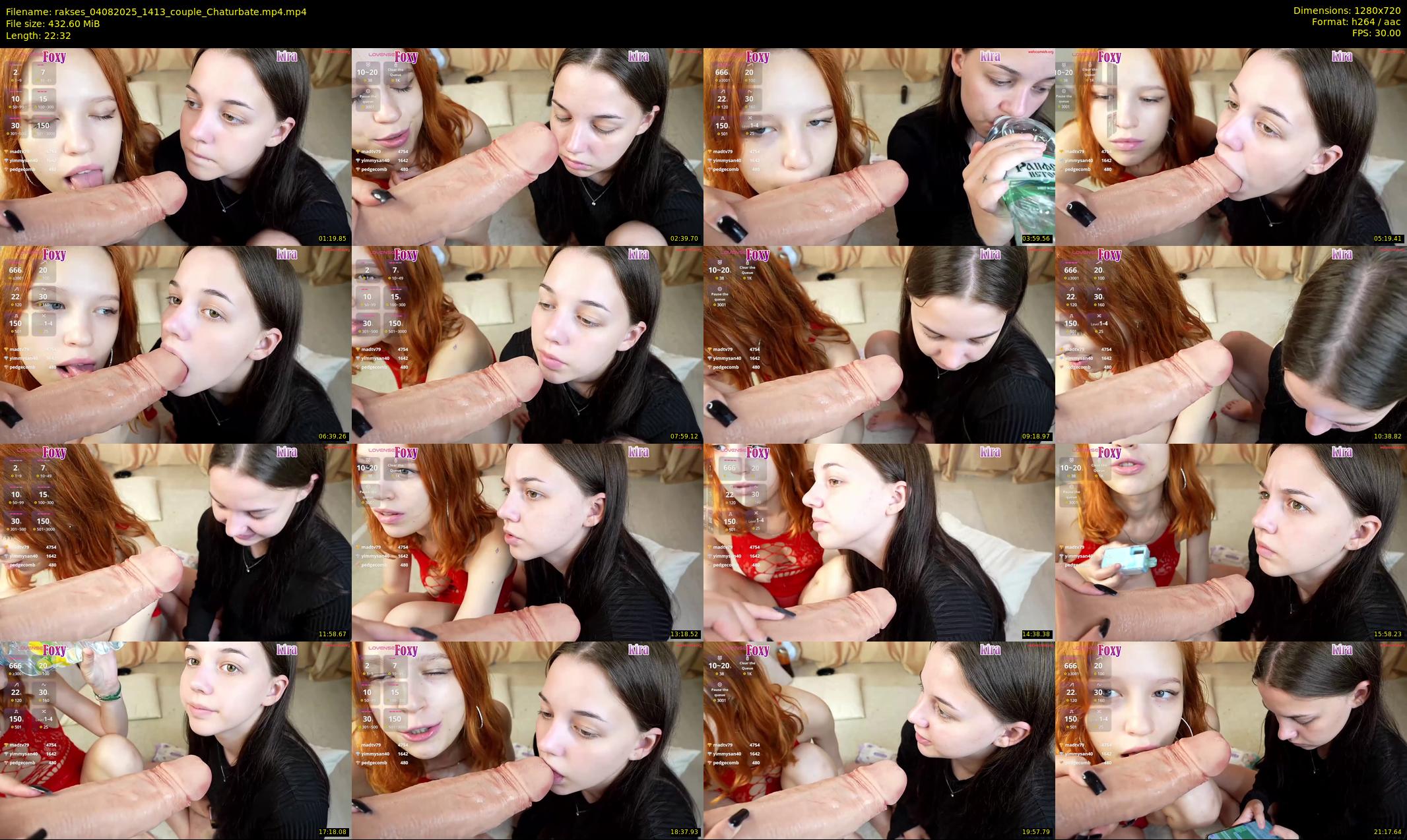 rakses — 23 minute Chaturbate couple cam show recording, 720p, Aug 4, 2025