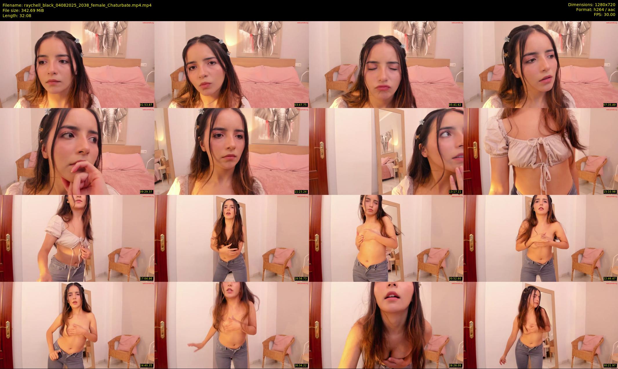 raychell_black — 33 minute Chaturbate female cam show recording, 720p, Aug 4, 2025