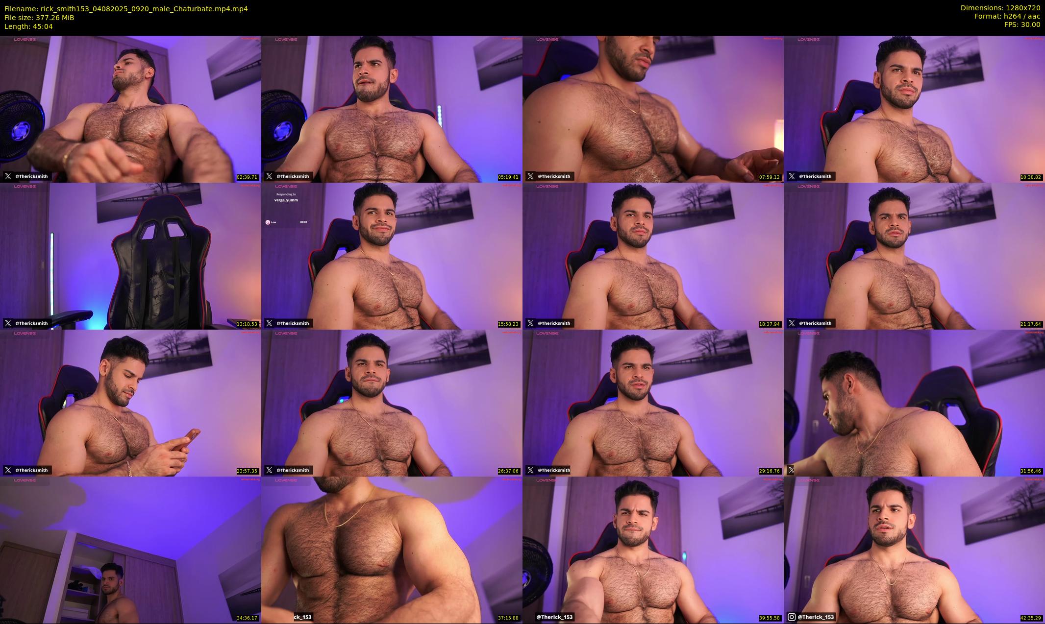 rick_smith153 — 46 minute Chaturbate male cam show recording, 720p, Aug 4, 2025