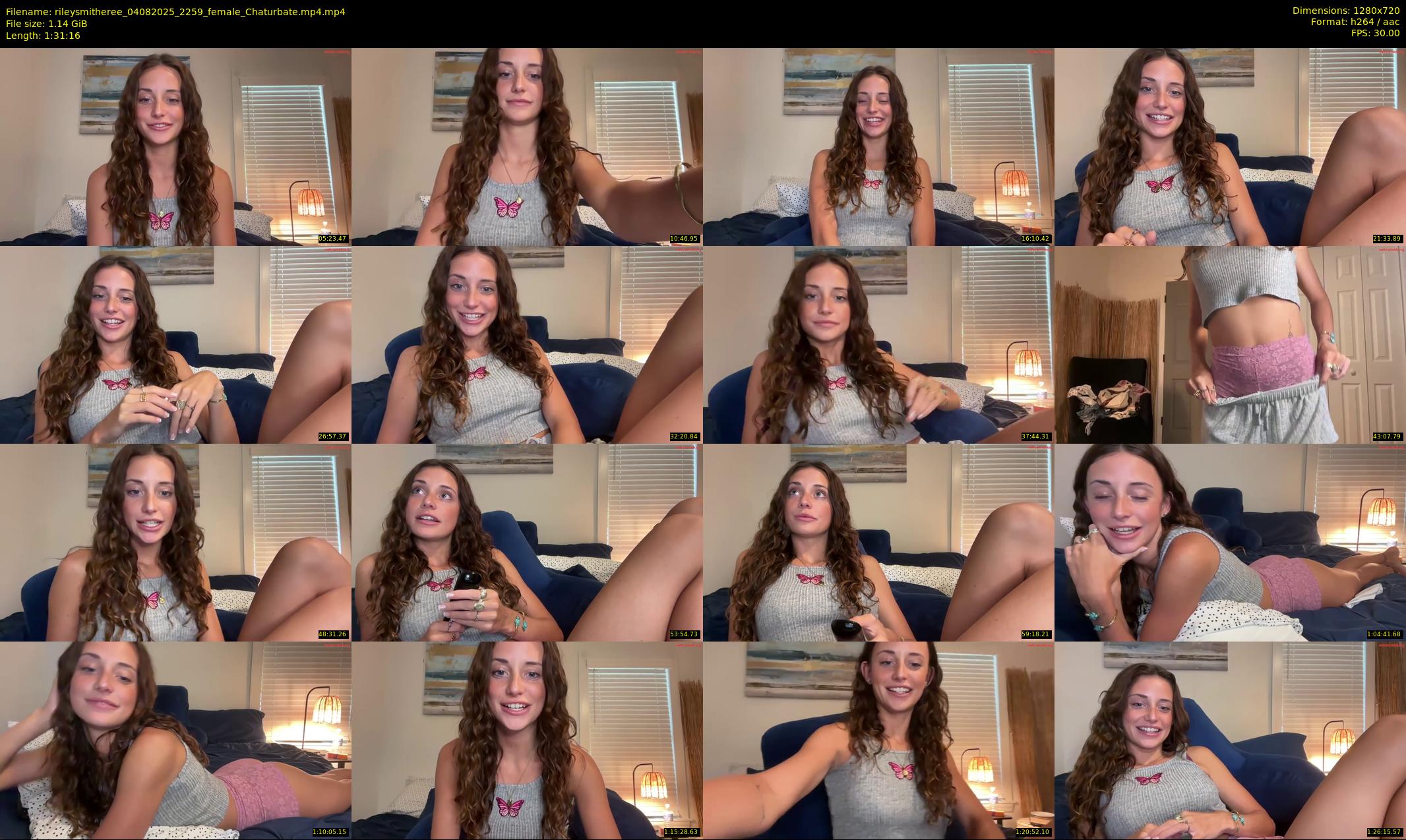 rileysmitheree — 92 minute Chaturbate female cam show recording, 720p, Aug 4, 2025