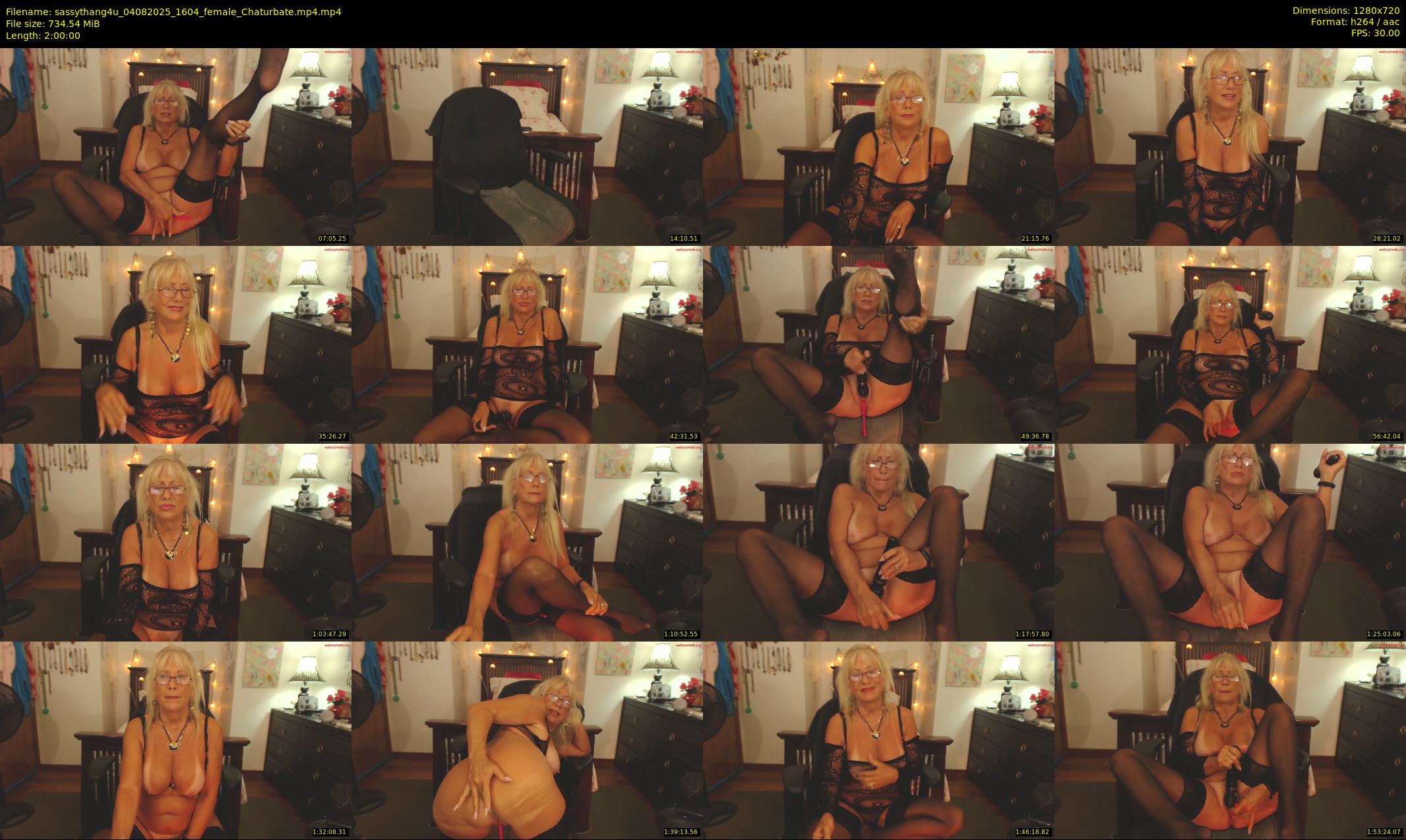 sassythang4u — 120 minute Chaturbate female cam show recording, 720p, Aug 4, 2025