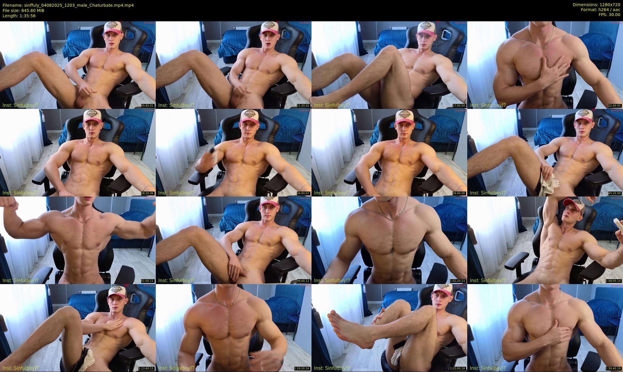 sinffuly — 96 minute Chaturbate male cam show recording, 720p, Aug 4, 2025