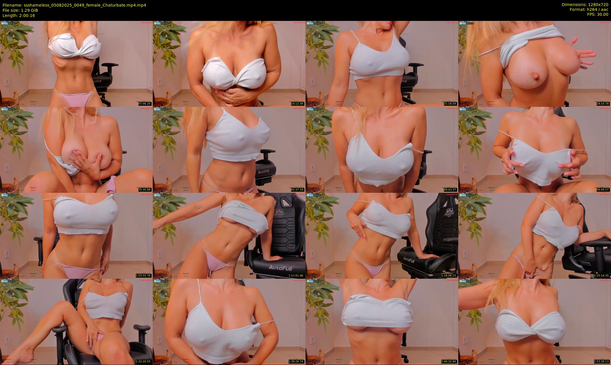 ssshameless — 121 minute Chaturbate female cam show recording, 720p, Aug 5, 2025