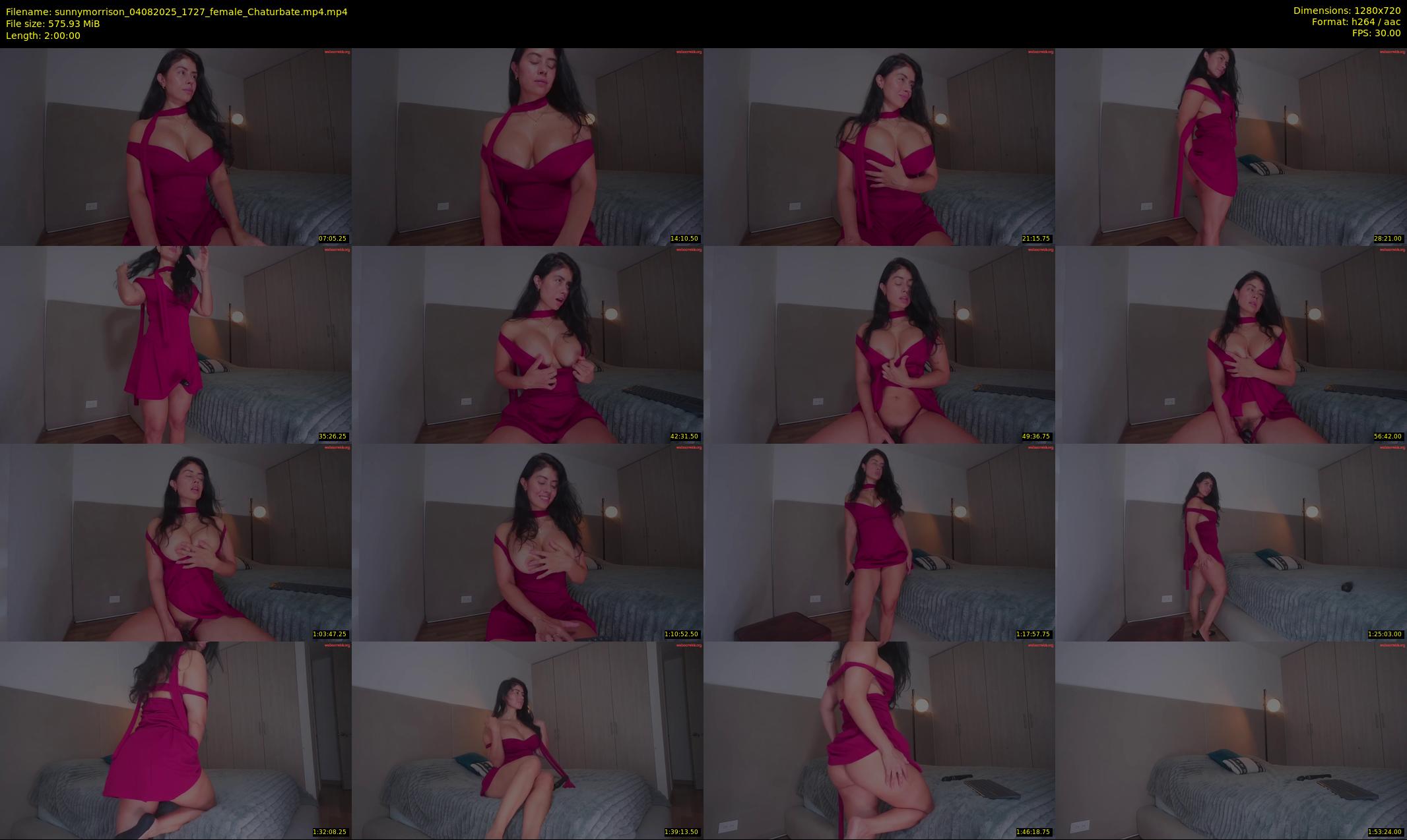 sunnymorrison — 120 minute Chaturbate female cam show recording, 720p, Aug 4, 2025