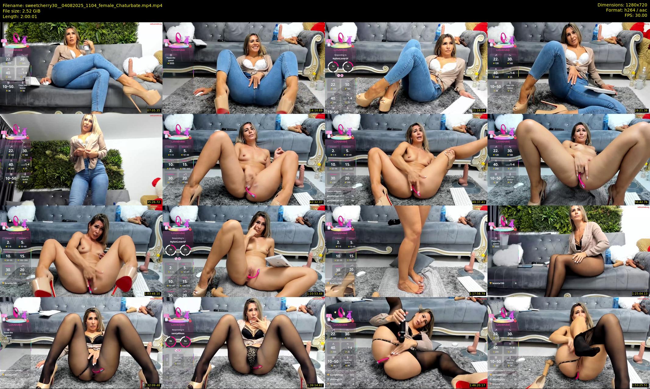 sweetcherry30_ — 121 minute Chaturbate female cam show recording, 720p, Aug 4, 2025