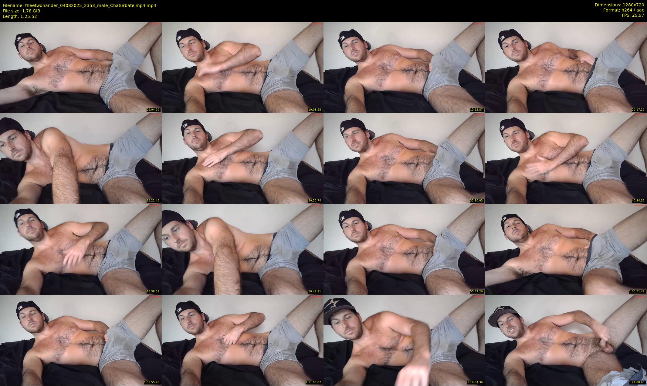 theetwohander — 86 minute Chaturbate male cam show recording, 720p, Aug 4, 2025