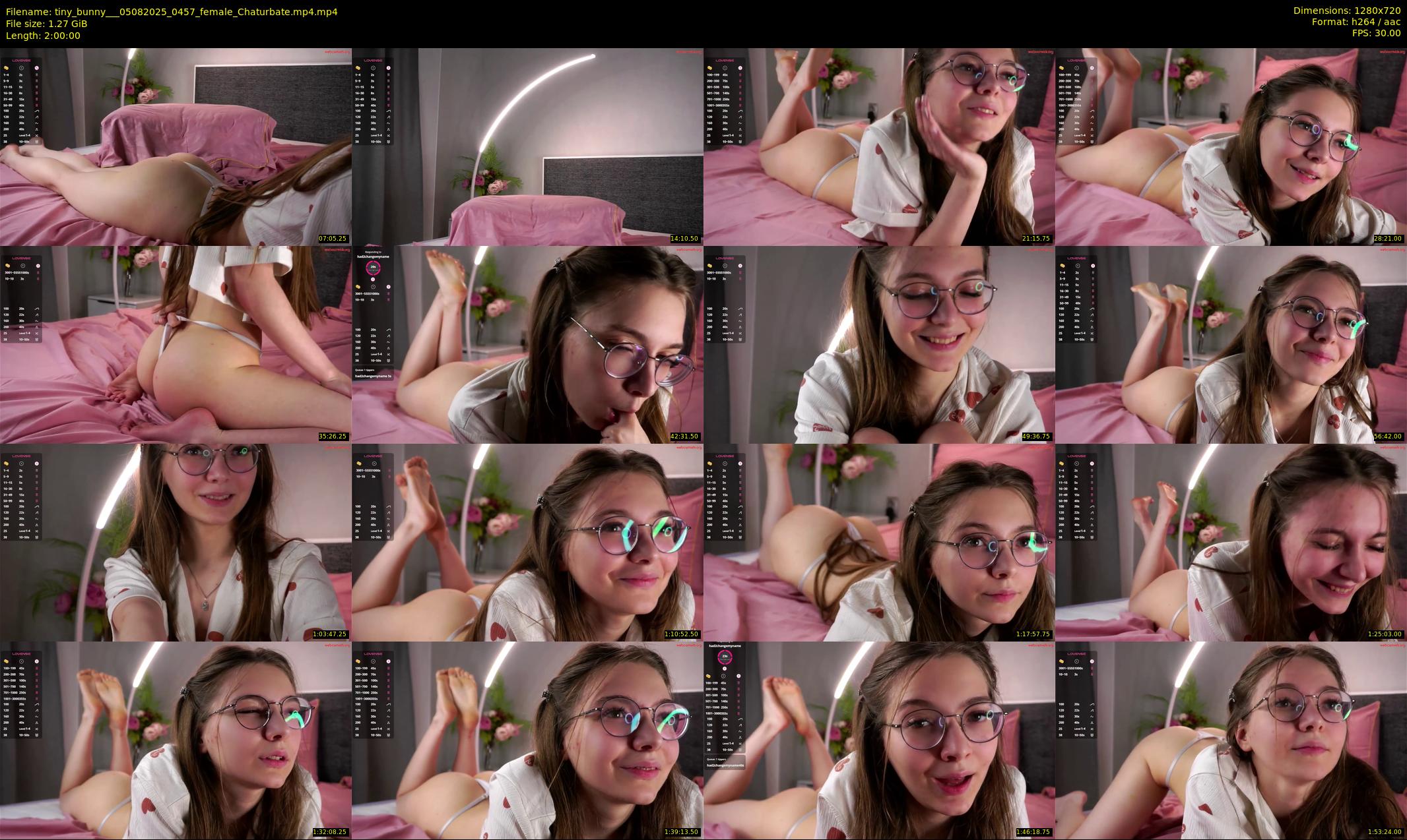 tiny_bunny__ — 120 minute Chaturbate female cam show recording, 720p, Aug 5, 2025