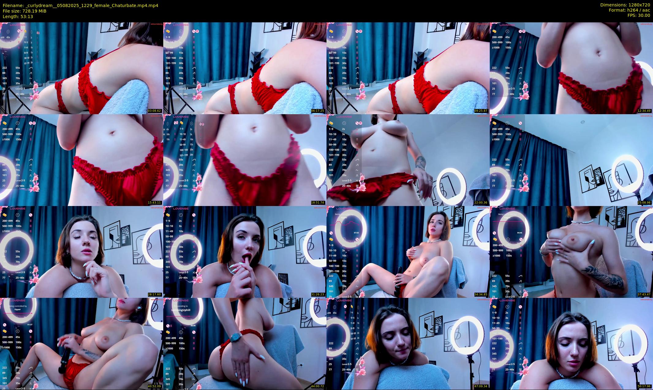 _curlydream_ — 54 minute Chaturbate female cam show recording, 720p, Aug 5, 2025