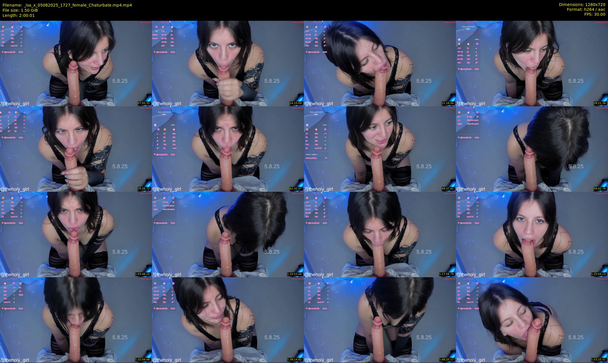 _isa_x — 121 minute Chaturbate female cam show recording, 720p, Aug 5, 2025