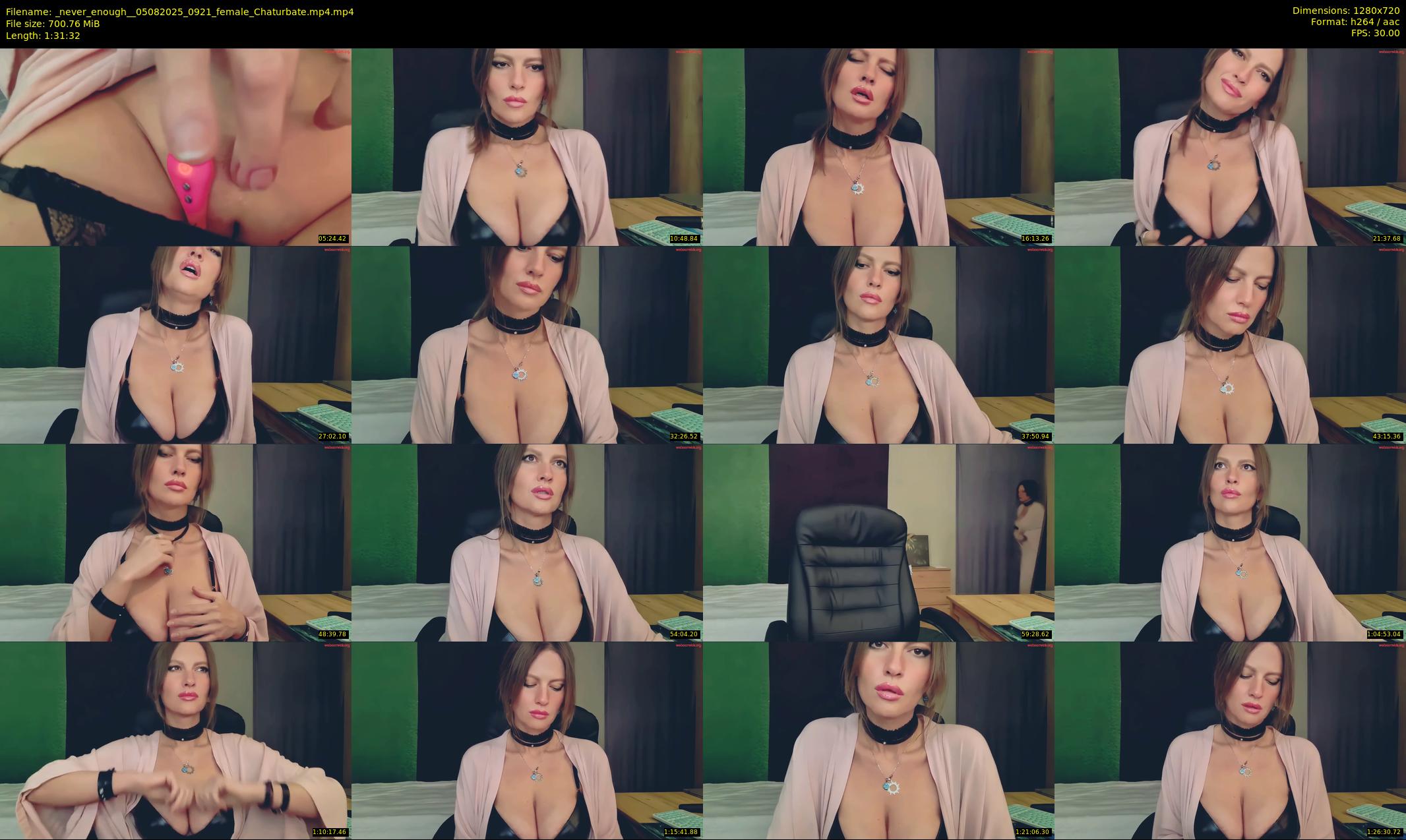 _never_enough_ — 92 minute Chaturbate female cam show recording, 720p, Aug 5, 2025